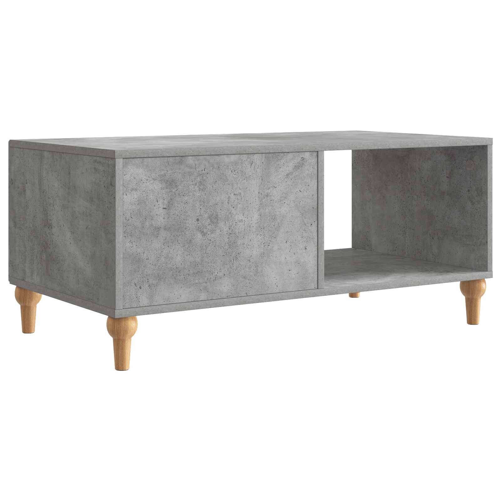 Table basse Gris béton 90 x 50 x 40 cm Bois d'ingénierie - XIOS