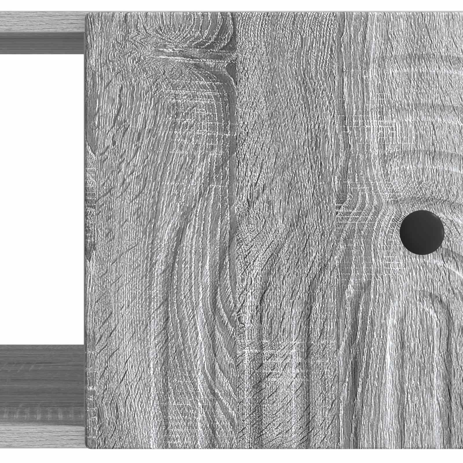 Table basse Sonoma gris 90 x 50 x 40 cm Bois d'ingénierie - XIOS
