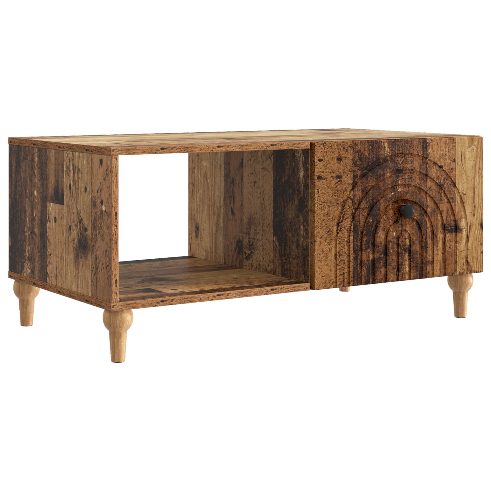 Table basse Bois ancien 90 x 50 x 40 cm Bois d'ingénierie - XIOS