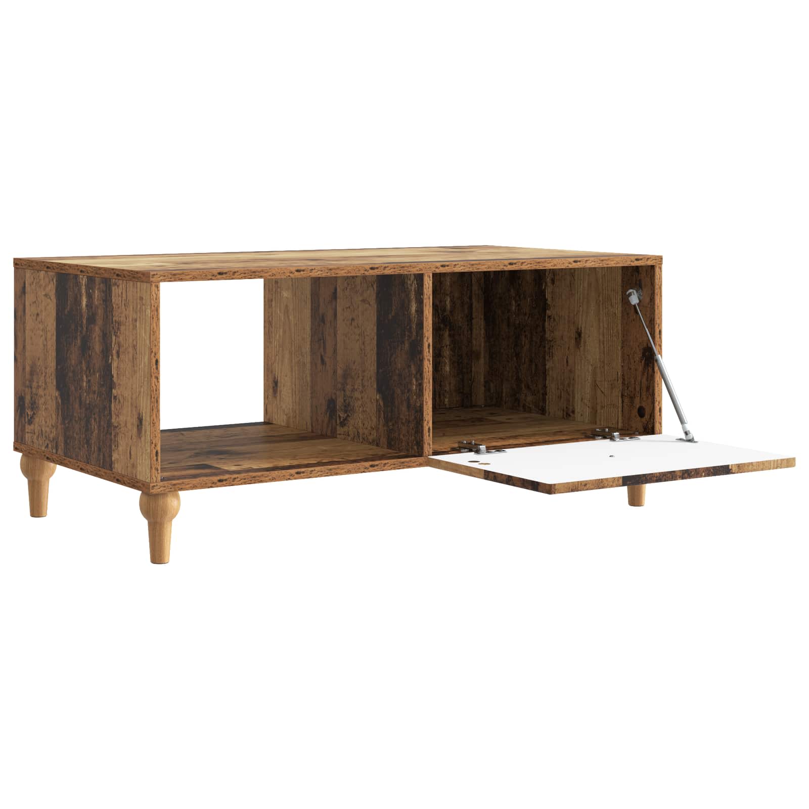 Table basse Bois ancien 90 x 50 x 40 cm Bois d'ingénierie - XIOS