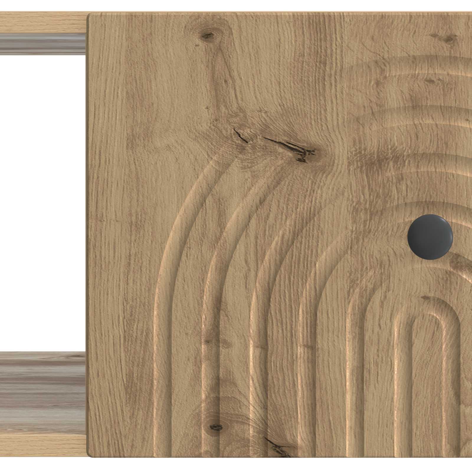 Table basse Chêne artisanal 90 x 50 x 40 cm Bois d'ingénierie - XIOS
