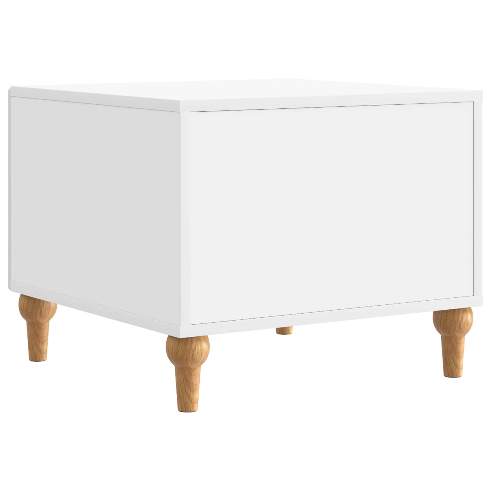 Table basse avec tiroir Blanc 49 x 50 x 40 cm Bois d'ingénierie - XIOS