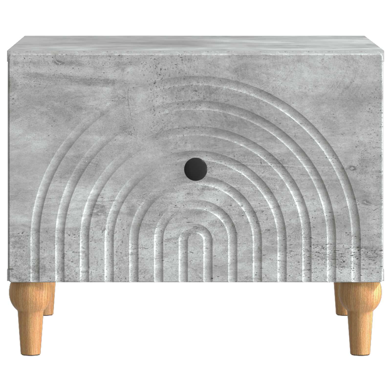 Table basse Gris béton 49 x 50 x 40 cm Bois d'ingénierie - XIOS