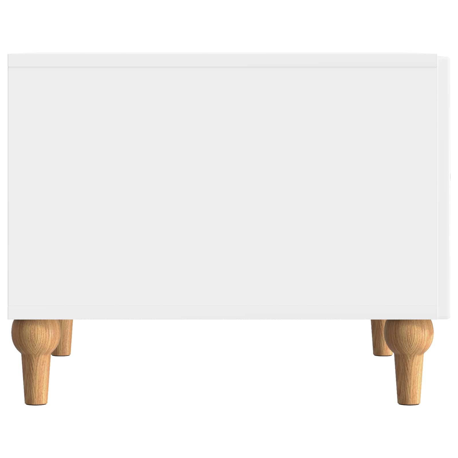 Table basse Blanc brillant 49 x 50 x 40 cm Bois d'ingénierie - XIOS