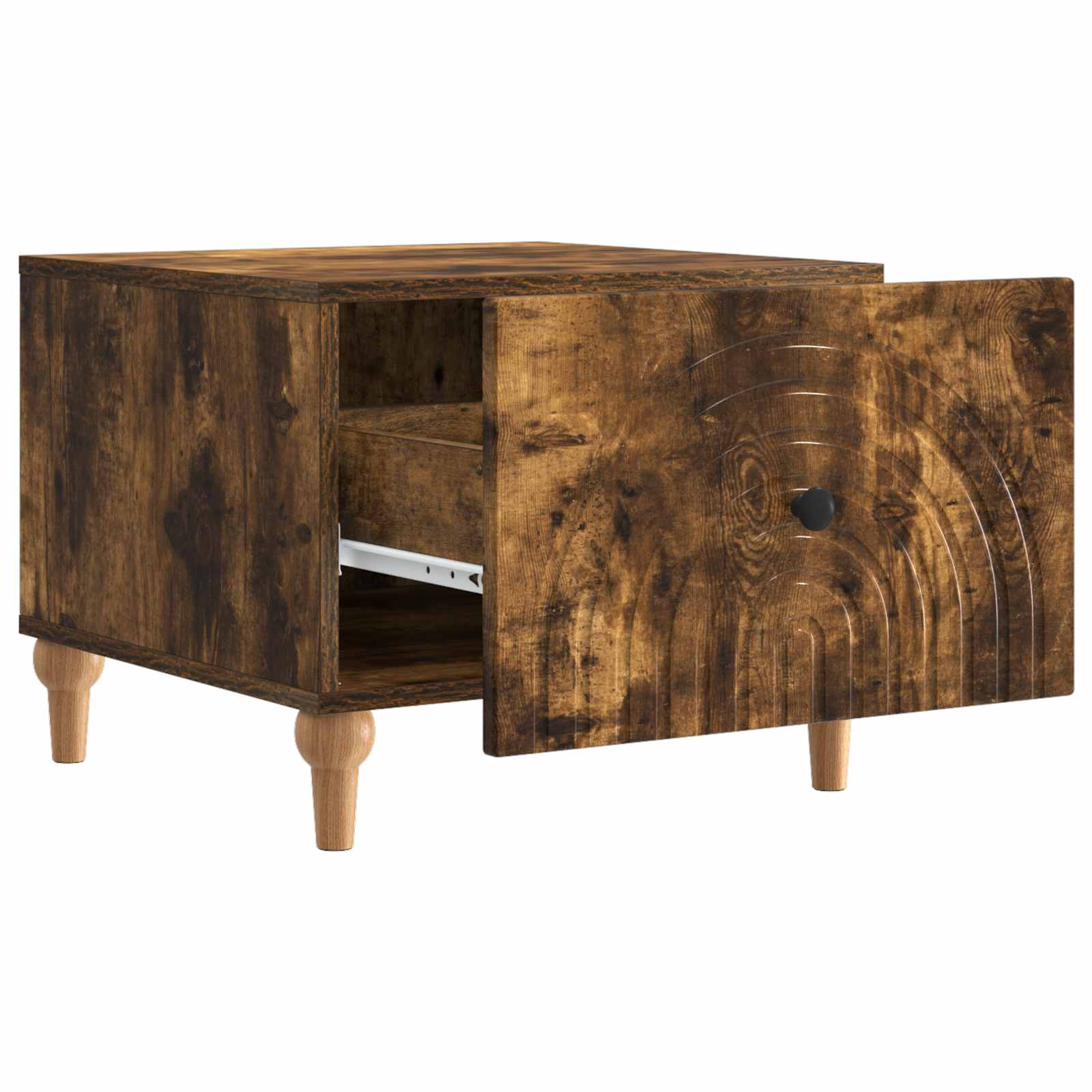 Table basse Chêne fumé 49 x 50 x 40 cm Bois d'ingénierie - XIOS