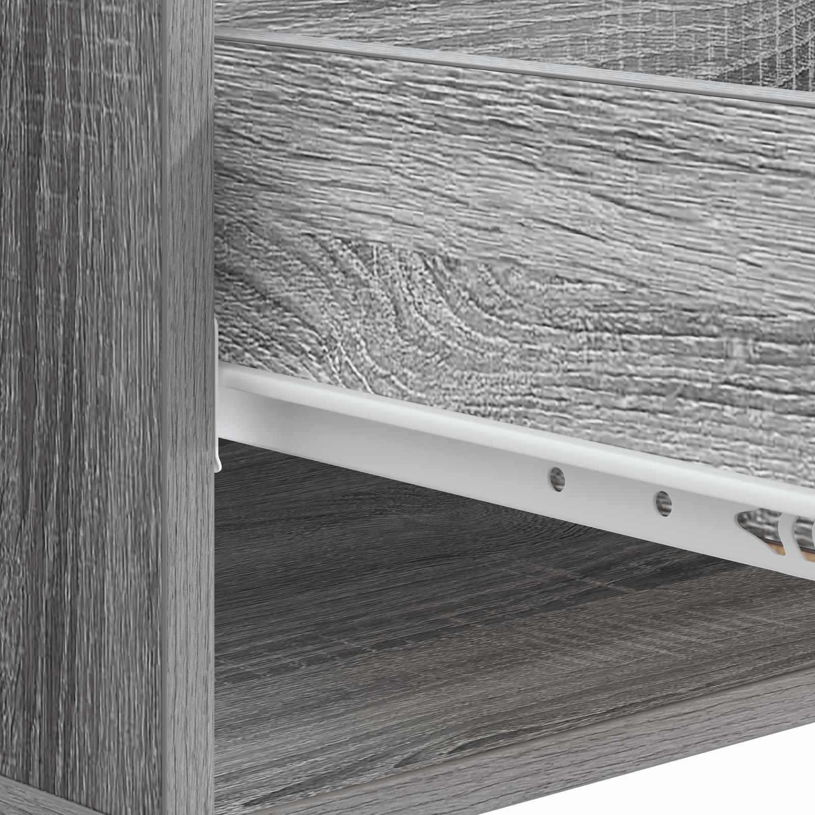 Table basse Sonoma gris 49 x 50 x 40 cm Bois d'ingénierie - XIOS