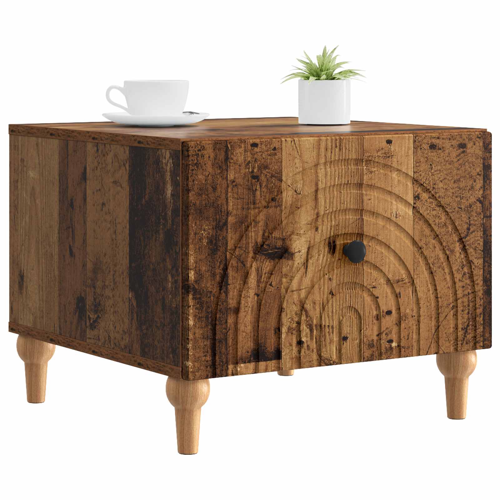 Table basse Bois ancien 49 x 50 x 40 cm Bois d'ingénierie - XIOS