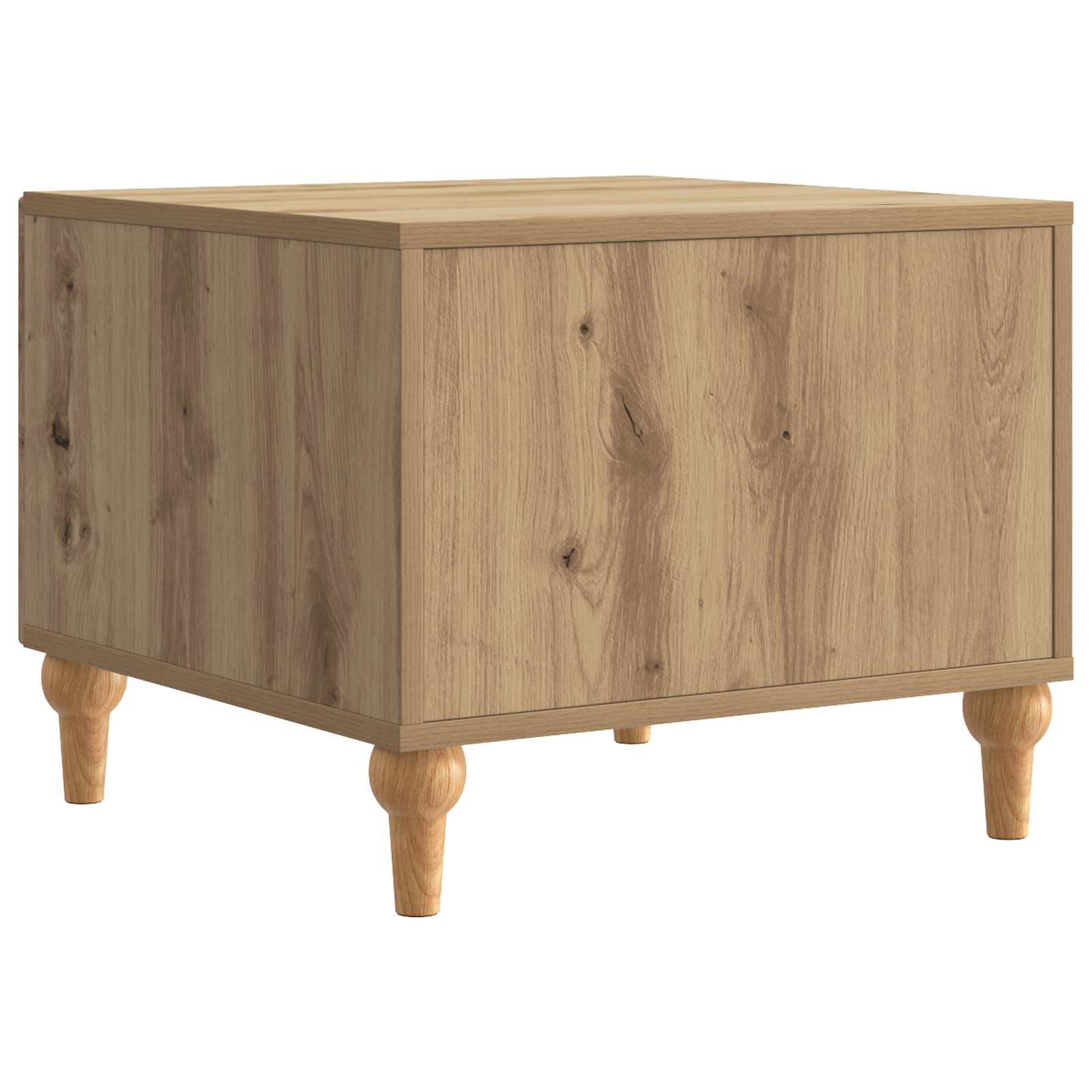 Table basse Chêne artisanal 49 x 50 x 40 cm Bois d'ingénierie - XIOS
