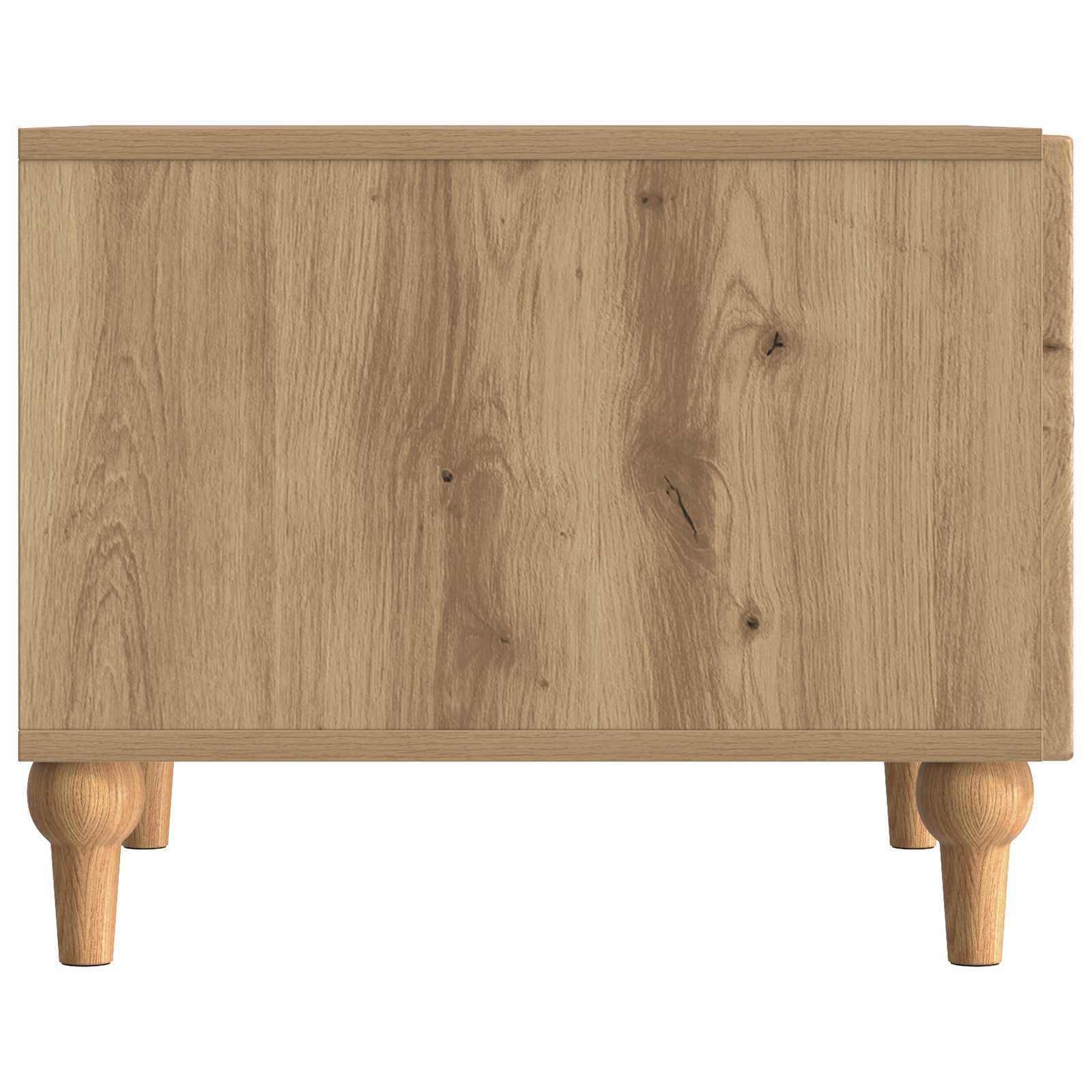 Table basse Chêne artisanal 49 x 50 x 40 cm Bois d'ingénierie - XIOS