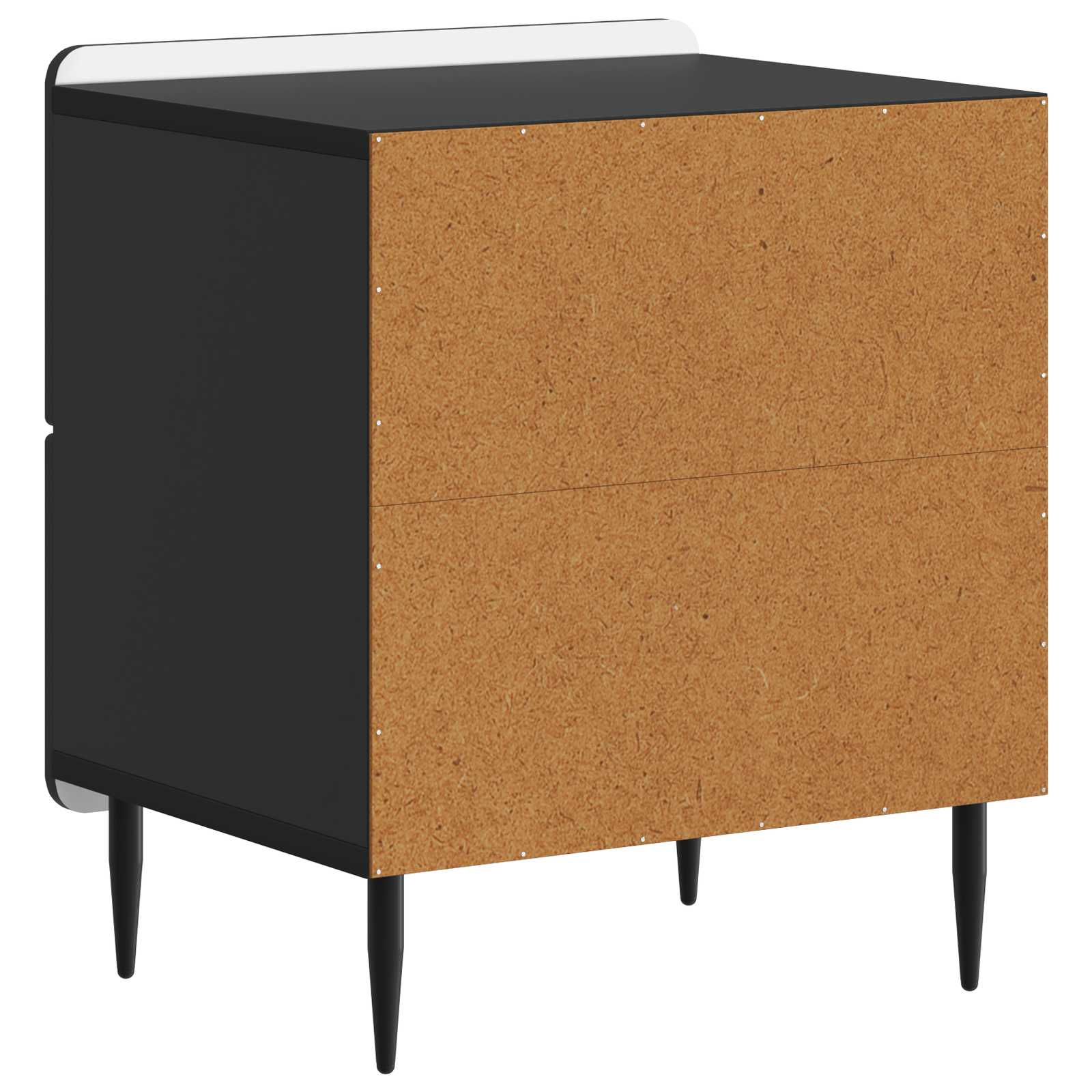 Cabinet de chevet Noir 43 x 34,5 x 49,5 cm Bois d'ingénierie - XIOS