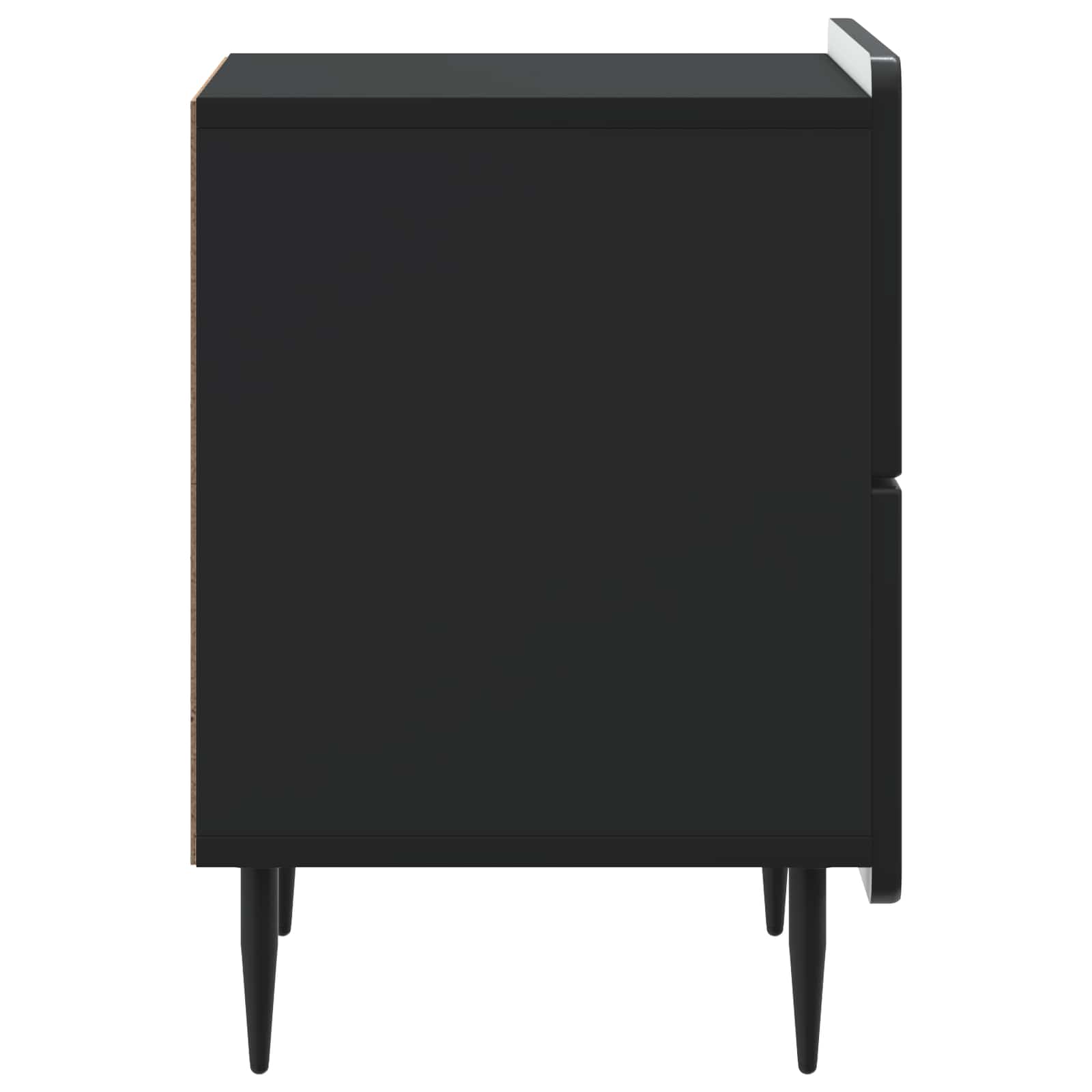 Cabinet de chevet Noir 43 x 34,5 x 49,5 cm Bois d'ingénierie - XIOS