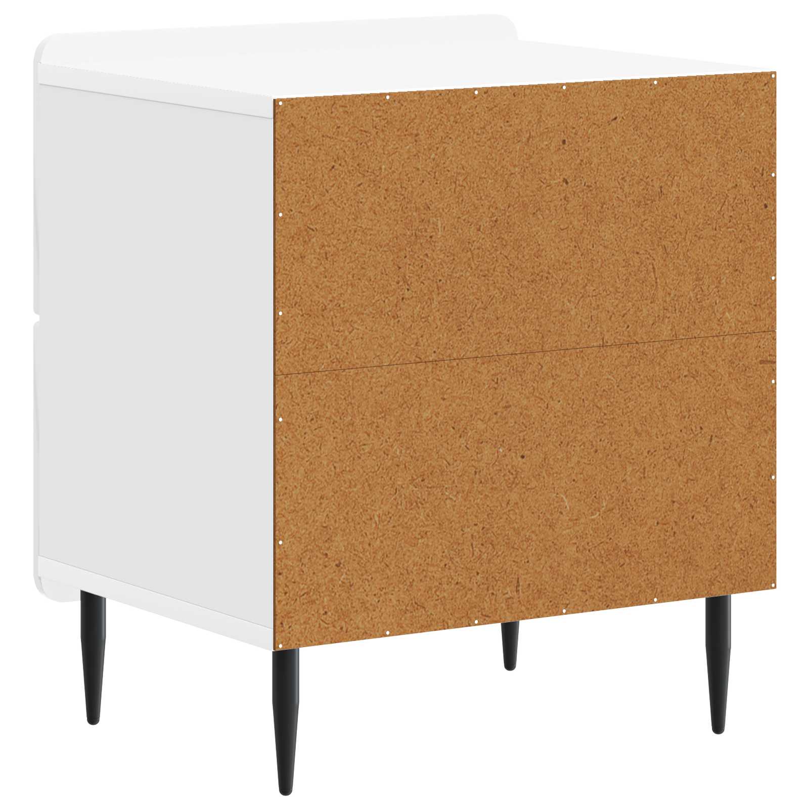 Cabinet de chevet Blanc brillant 43 x 34,5 x 49,5 cm - XIOS