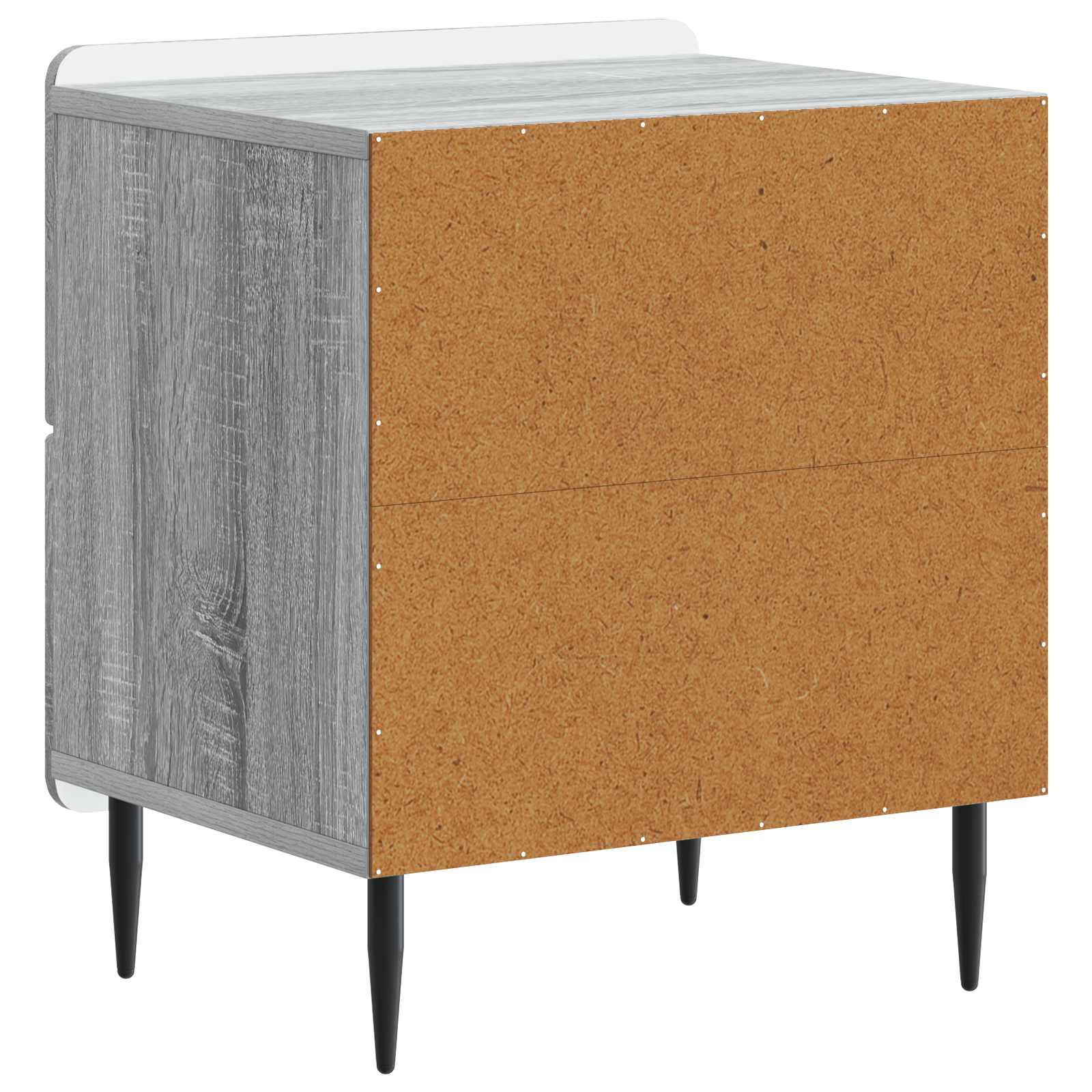 Cabinet de chevet avec tiroir Sonoma gris 43 x 34,5 x 49,5 cm - XIOS
