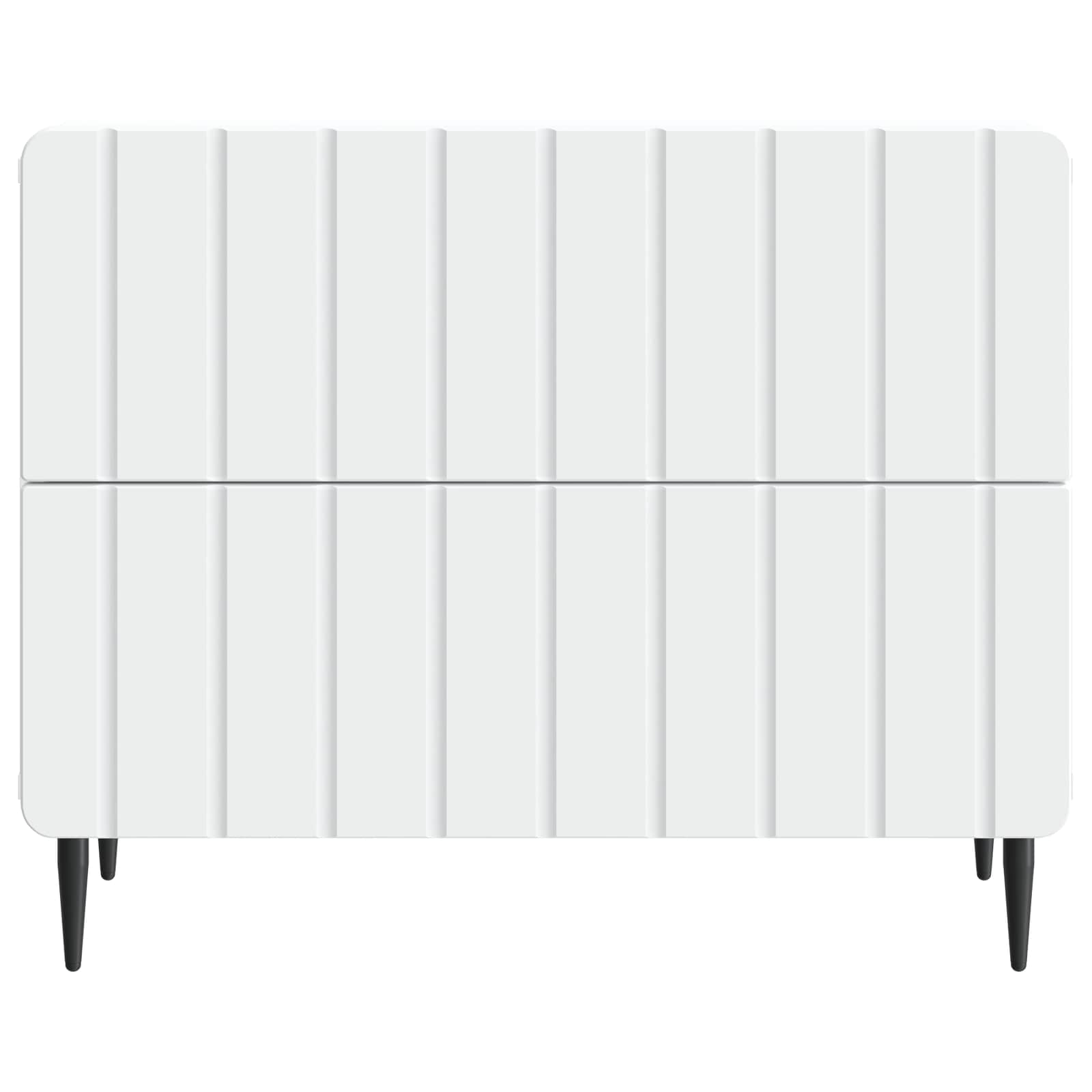 Cabinet de chevet Blanc 62 x 34,5 x 49,5 cm Bois d'ingénierie - XIOS