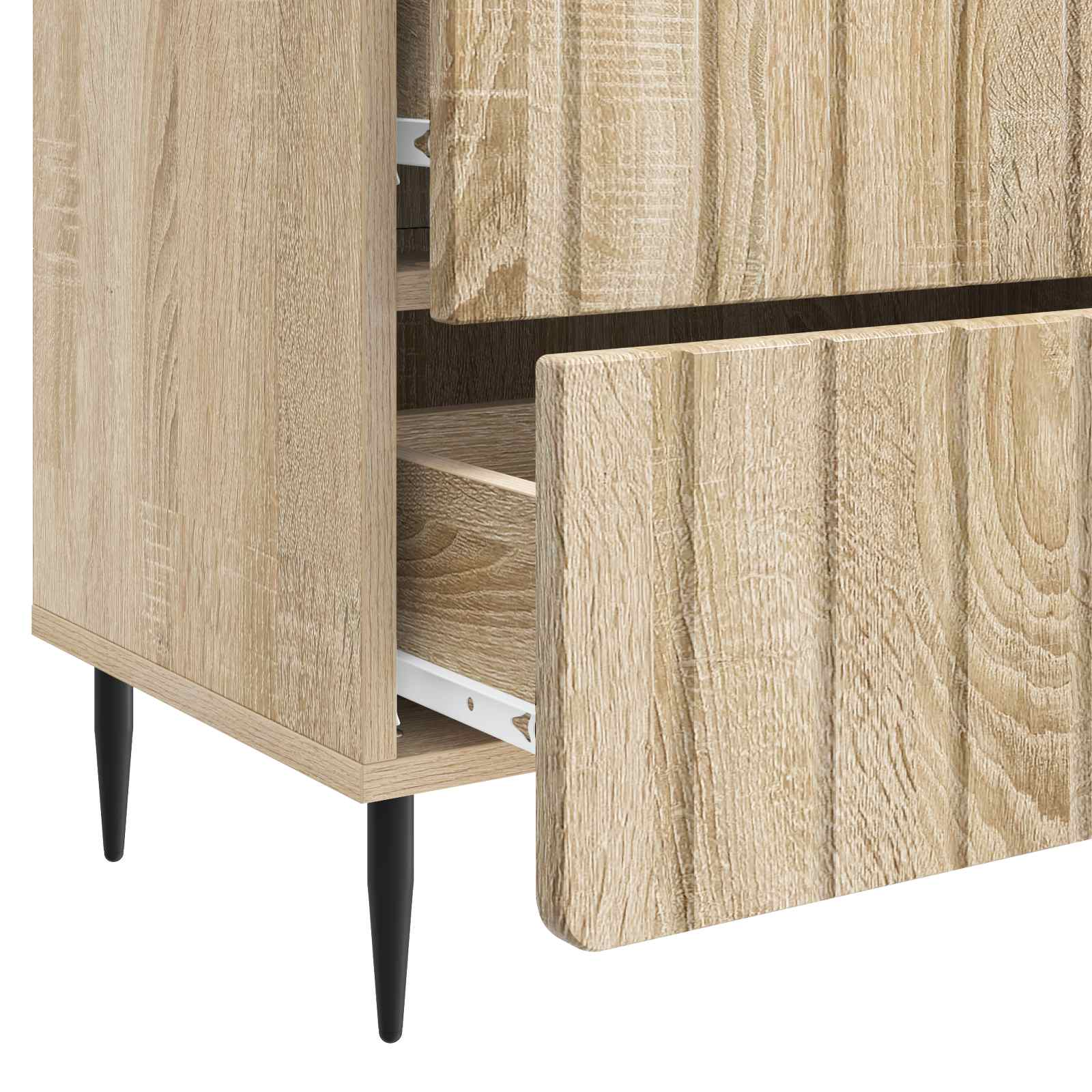 Cabinet de chevet avec tiroir Chêne Sonoma 62 x 34,5 x 49,5 cm - XIOS