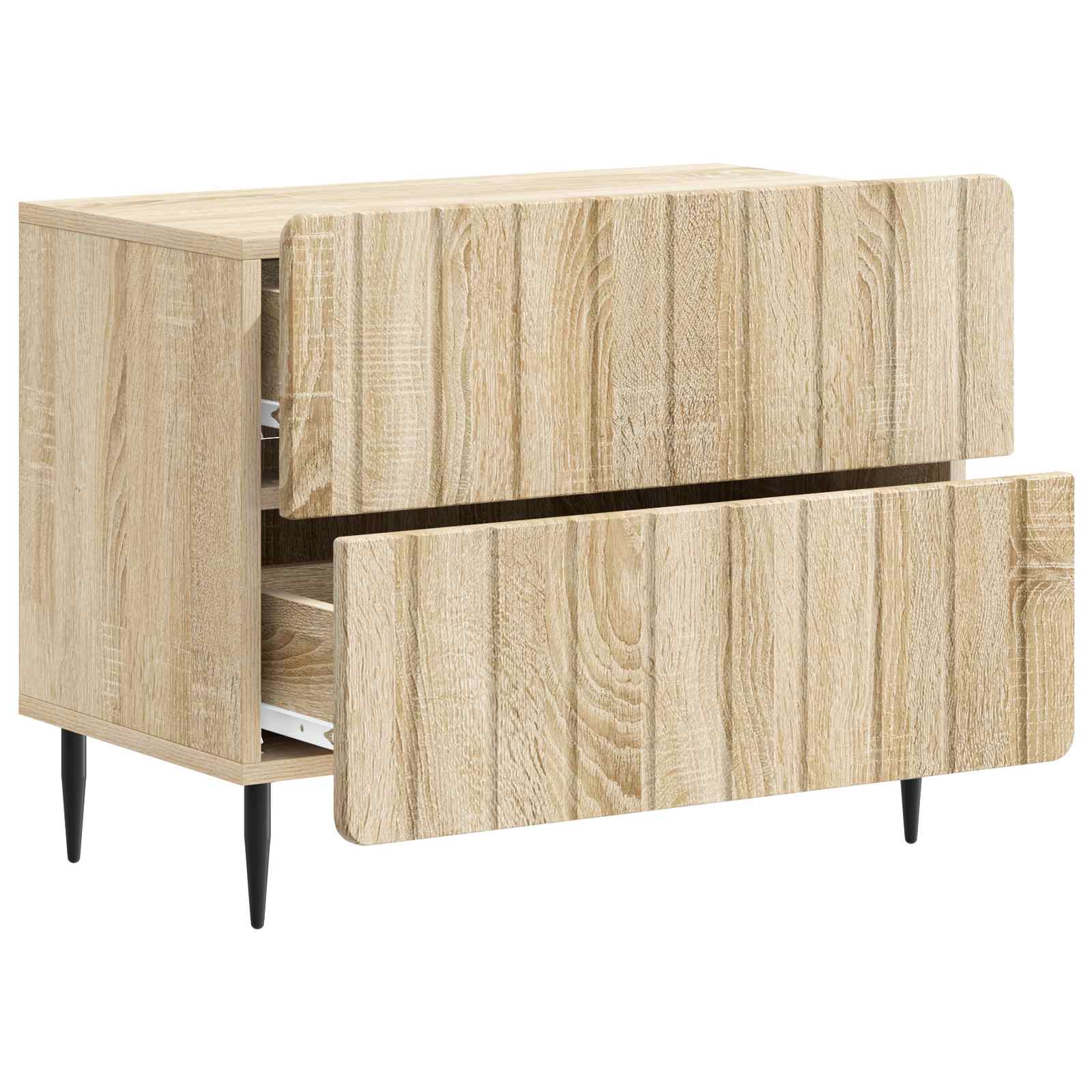 Cabinet de chevet avec tiroir Chêne Sonoma 62 x 34,5 x 49,5 cm - XIOS