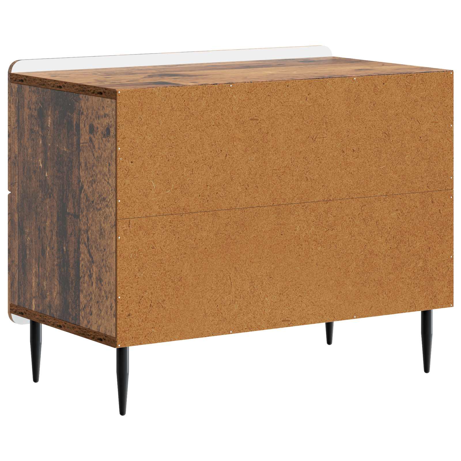 Cabinet de chevet avec tiroir Bois ancien 62 x 34,5 x 49,5 cm - XIOS