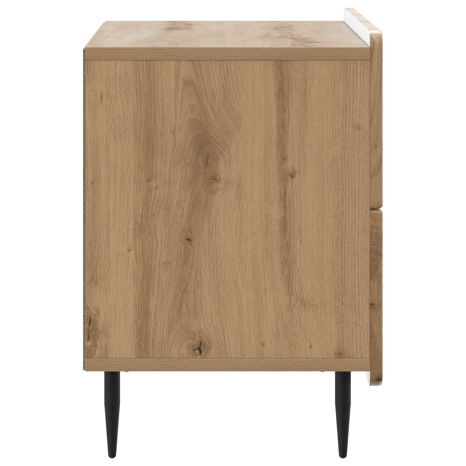 Cabinet de chevet Chêne artisanal 62 x 34,5 x 49,5 cm - XIOS