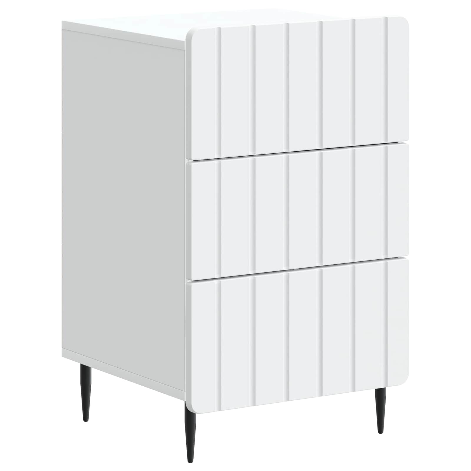 Cabinet de chevet Blanc 43 x 41 x 68 cm Bois d'ingénierie - XIOS