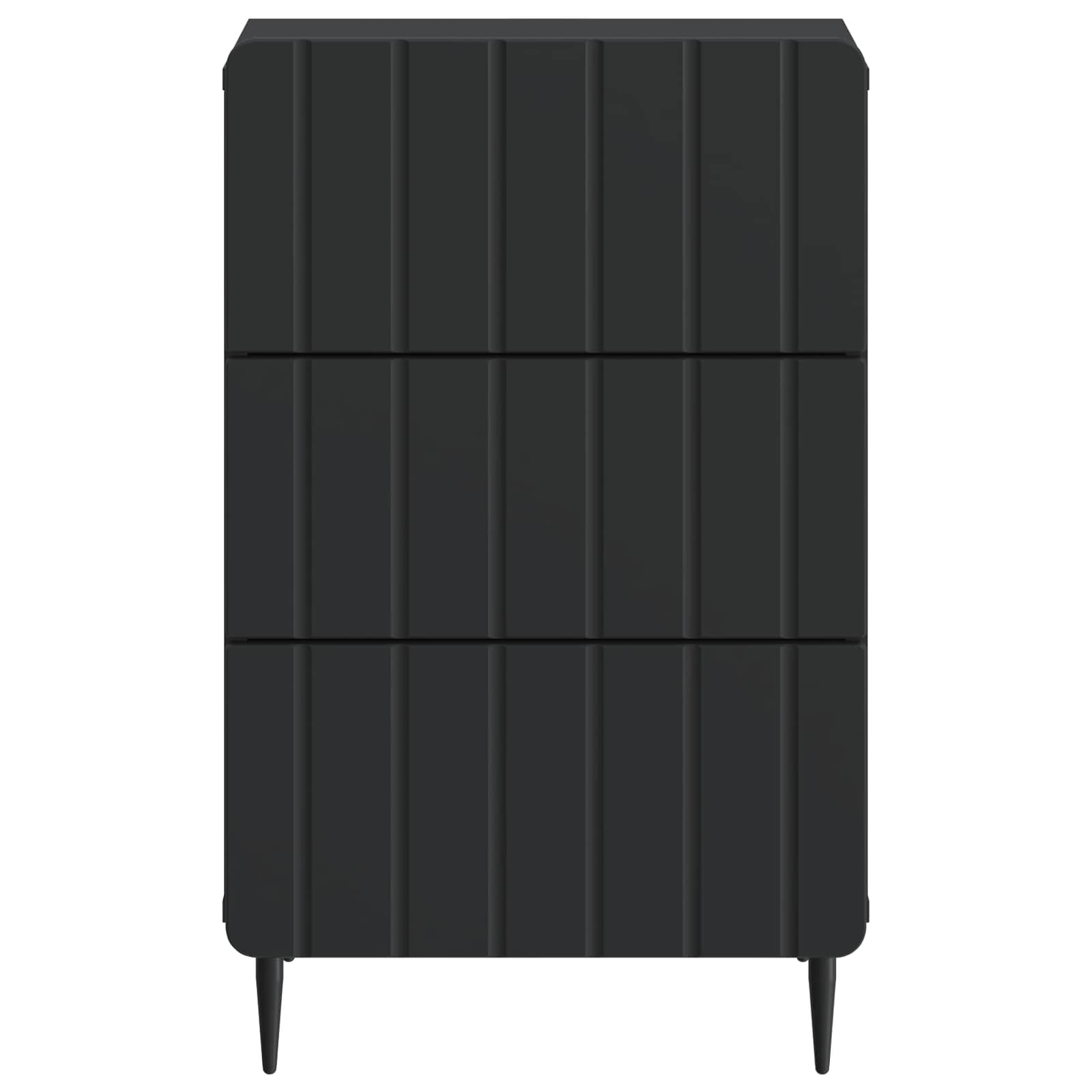 Cabinet de chevet Noir 43 x 41 x 68 cm Bois d'ingénierie - XIOS