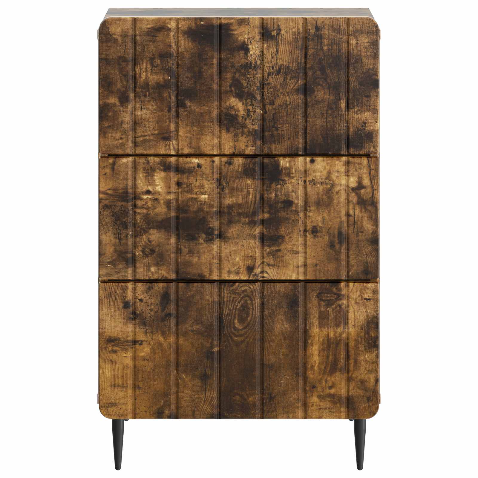 Cabinet de chevet Chêne fumé 43 x 41 x 68 cm Bois d'ingénierie - XIOS