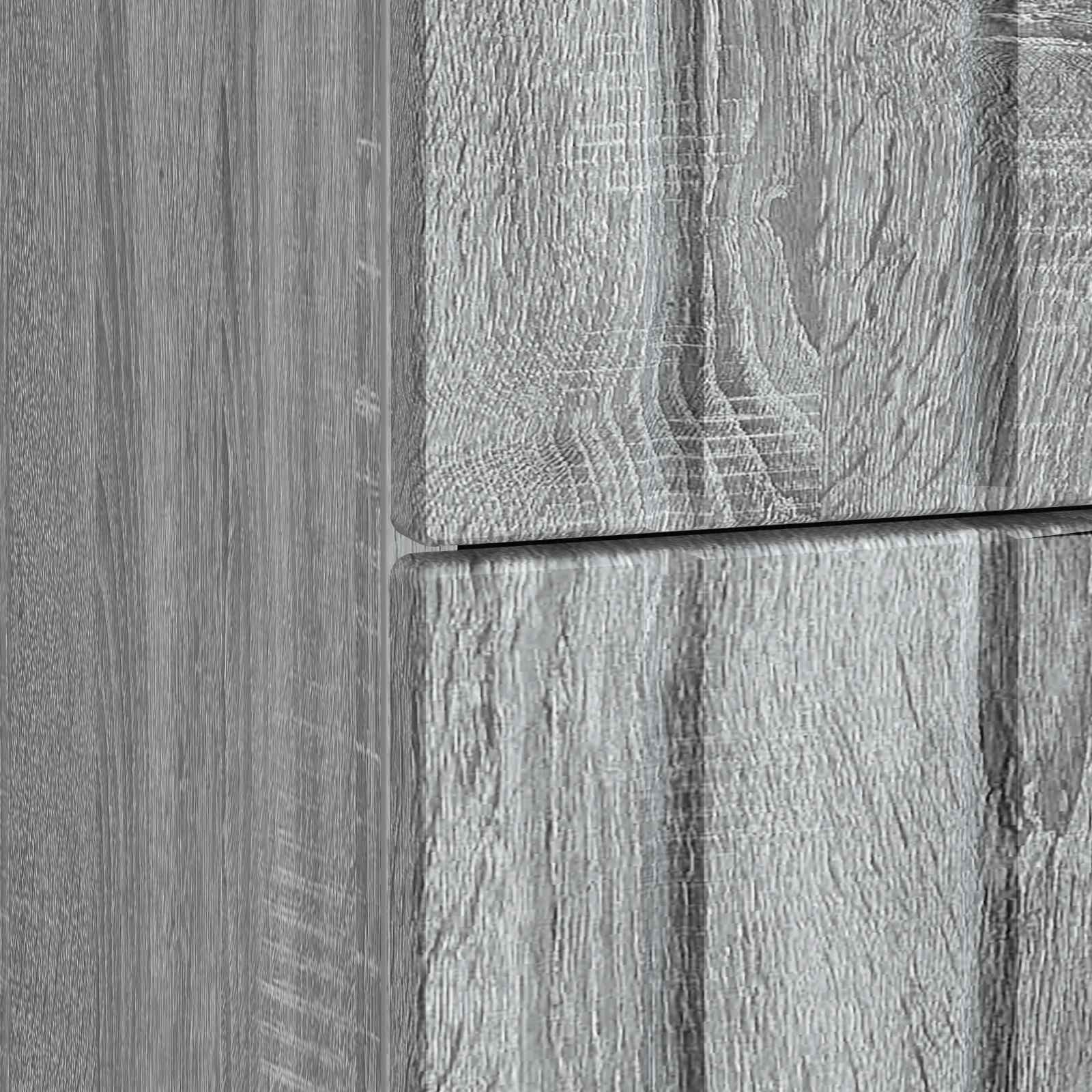 Cabinet de chevet Sonoma gris 43 x 41 x 68 cm Bois d'ingénierie - XIOS