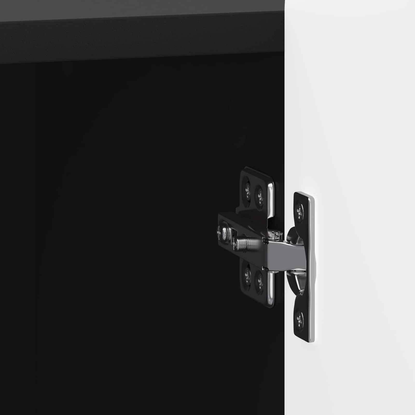 Cabinet de chevet 2 pcs Noir 43 x 34,5 x 52 cm - XIOS