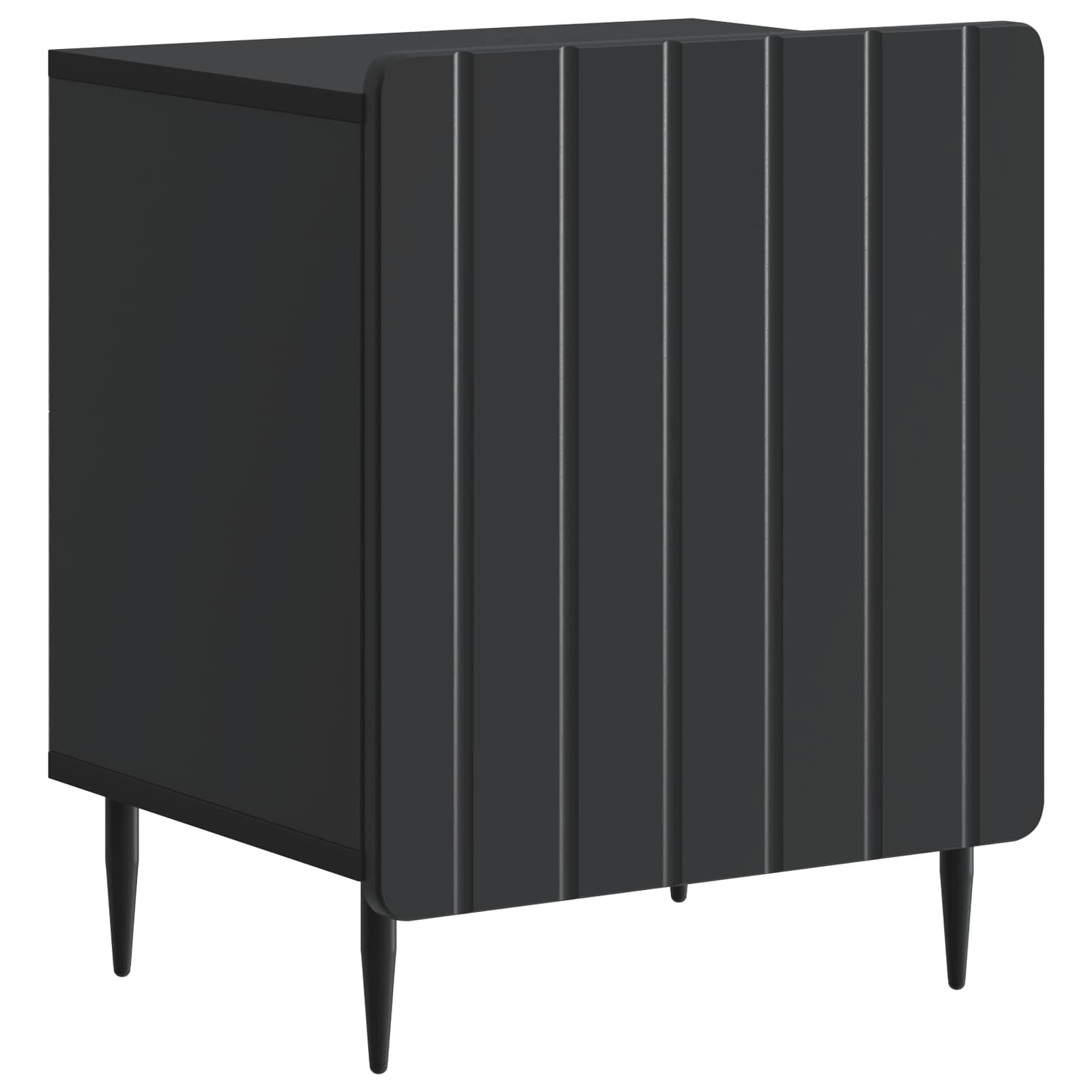 Cabinet de chevet 2 pcs Noir 43 x 34,5 x 52 cm - XIOS