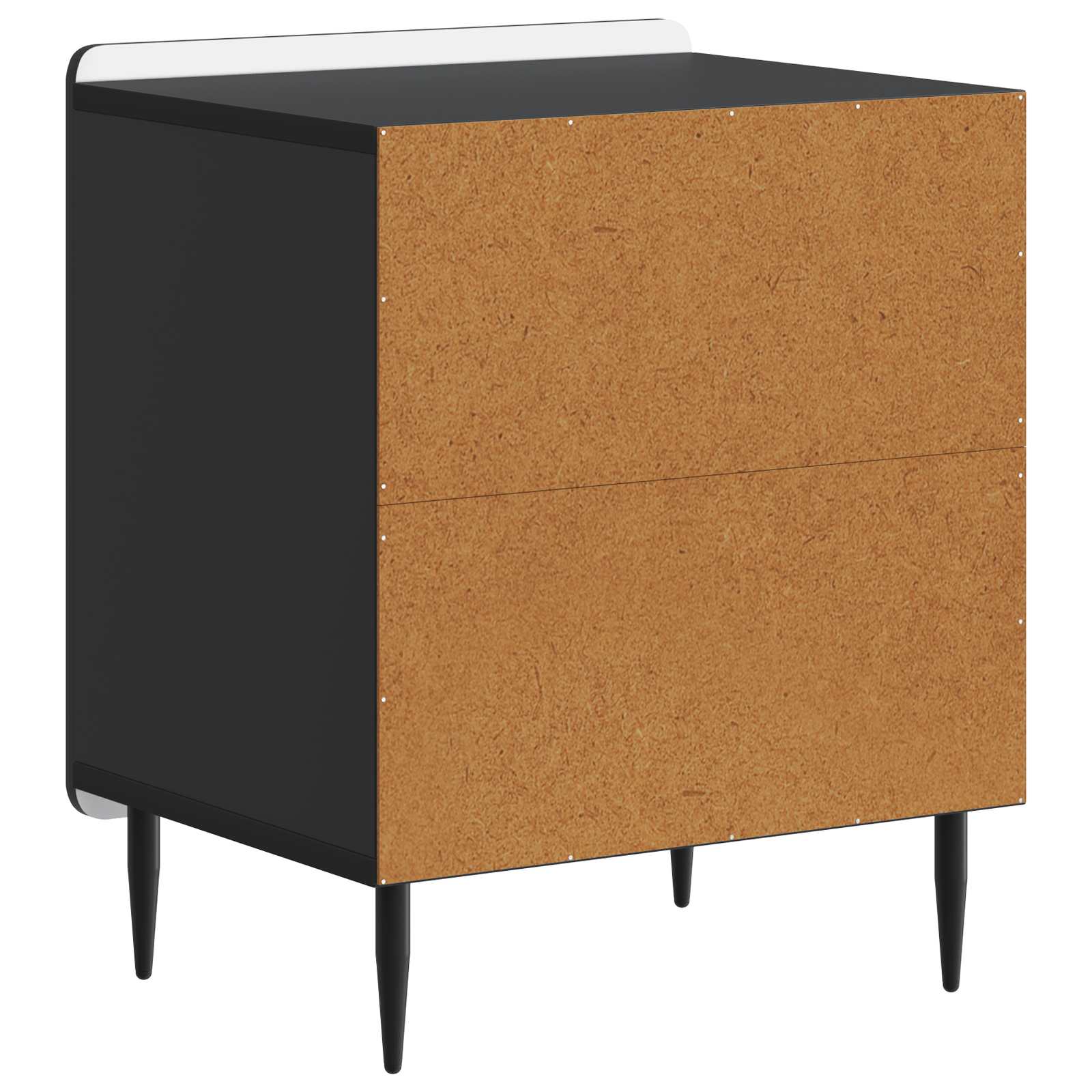 Cabinet de chevet 2 pcs Noir 43 x 34,5 x 52 cm - XIOS