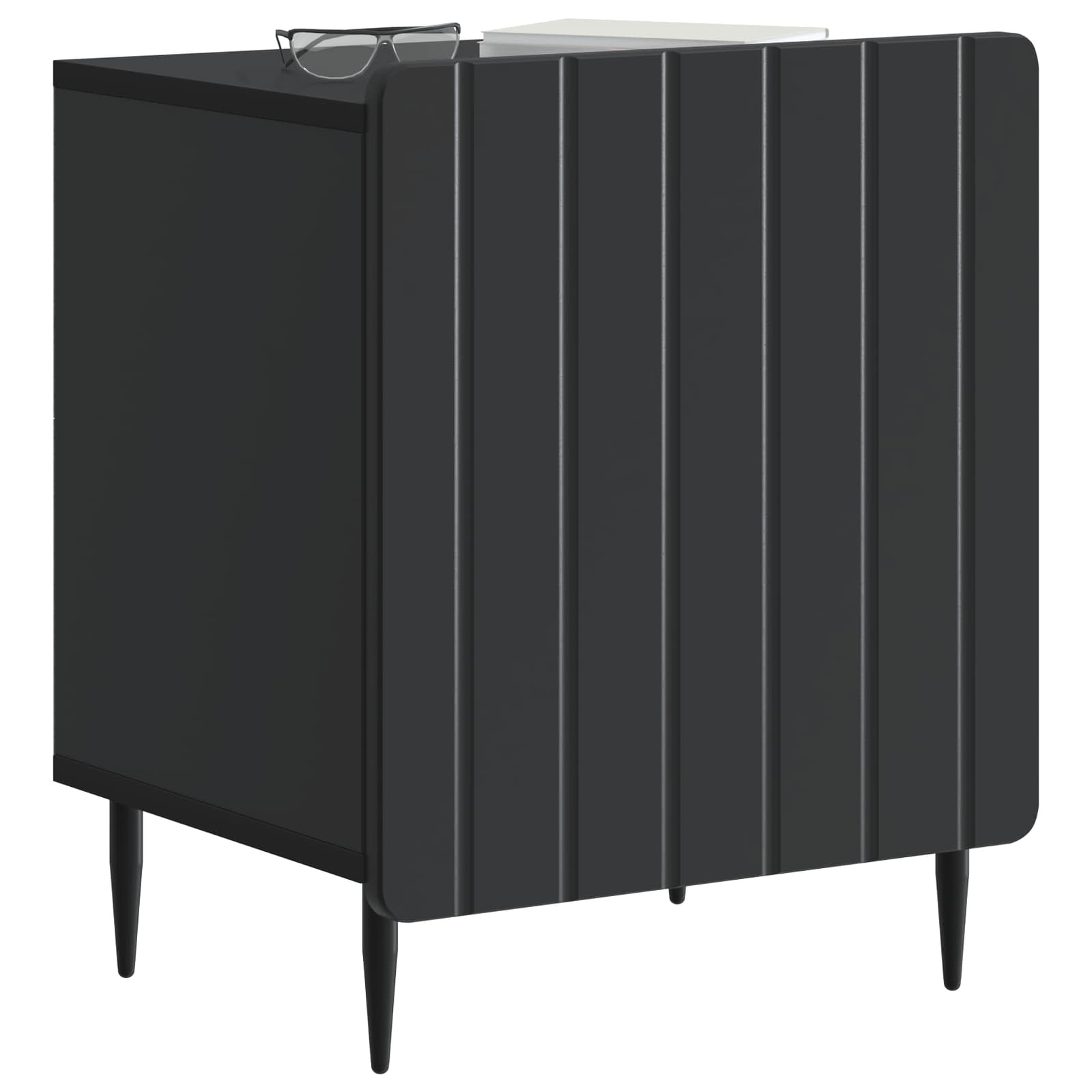 Cabinet de chevet 2 pcs Noir 43 x 34,5 x 52 cm - XIOS
