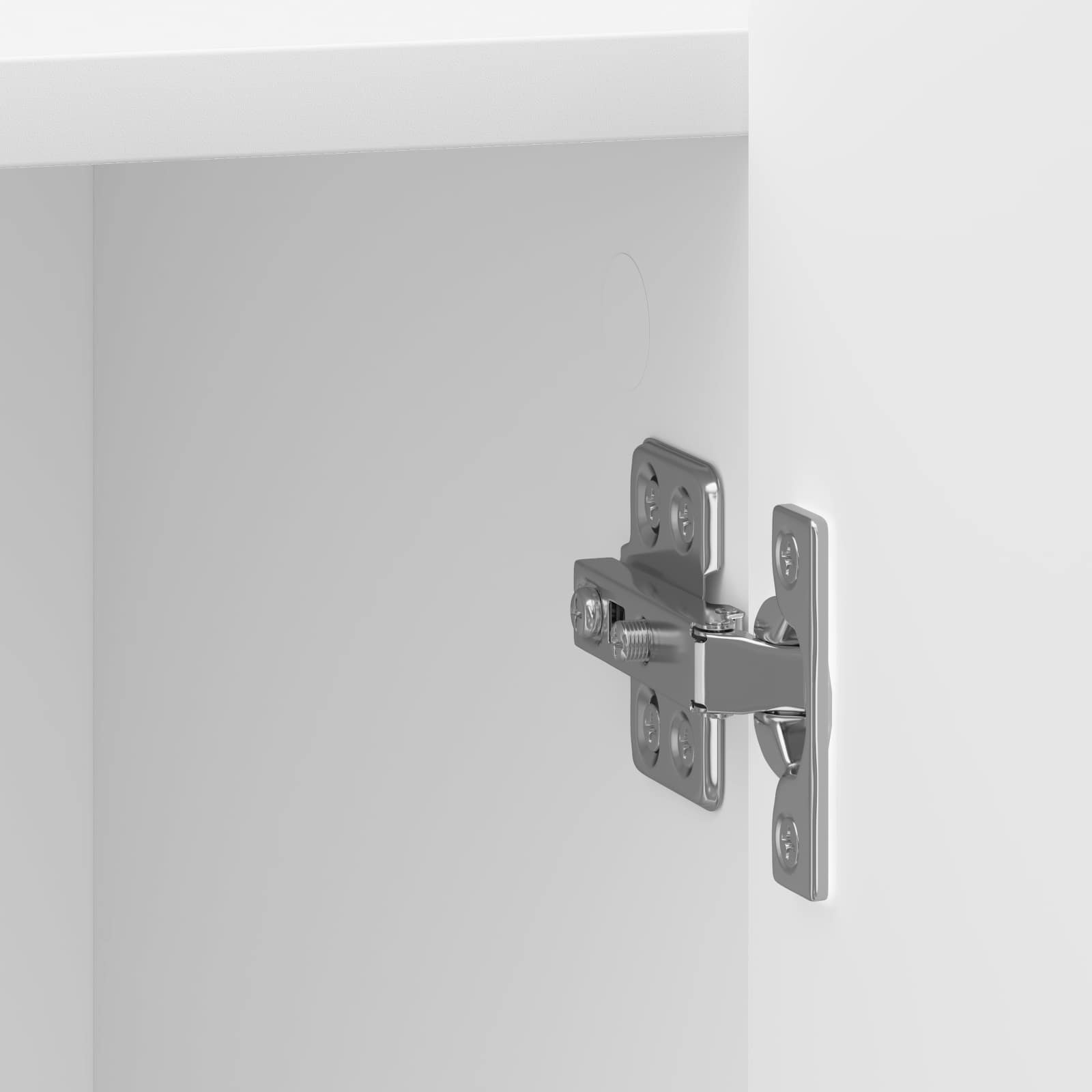 Cabinet de chevet 2 pcs Blanc brillant 43 x 34,5 x 52 cm - XIOS