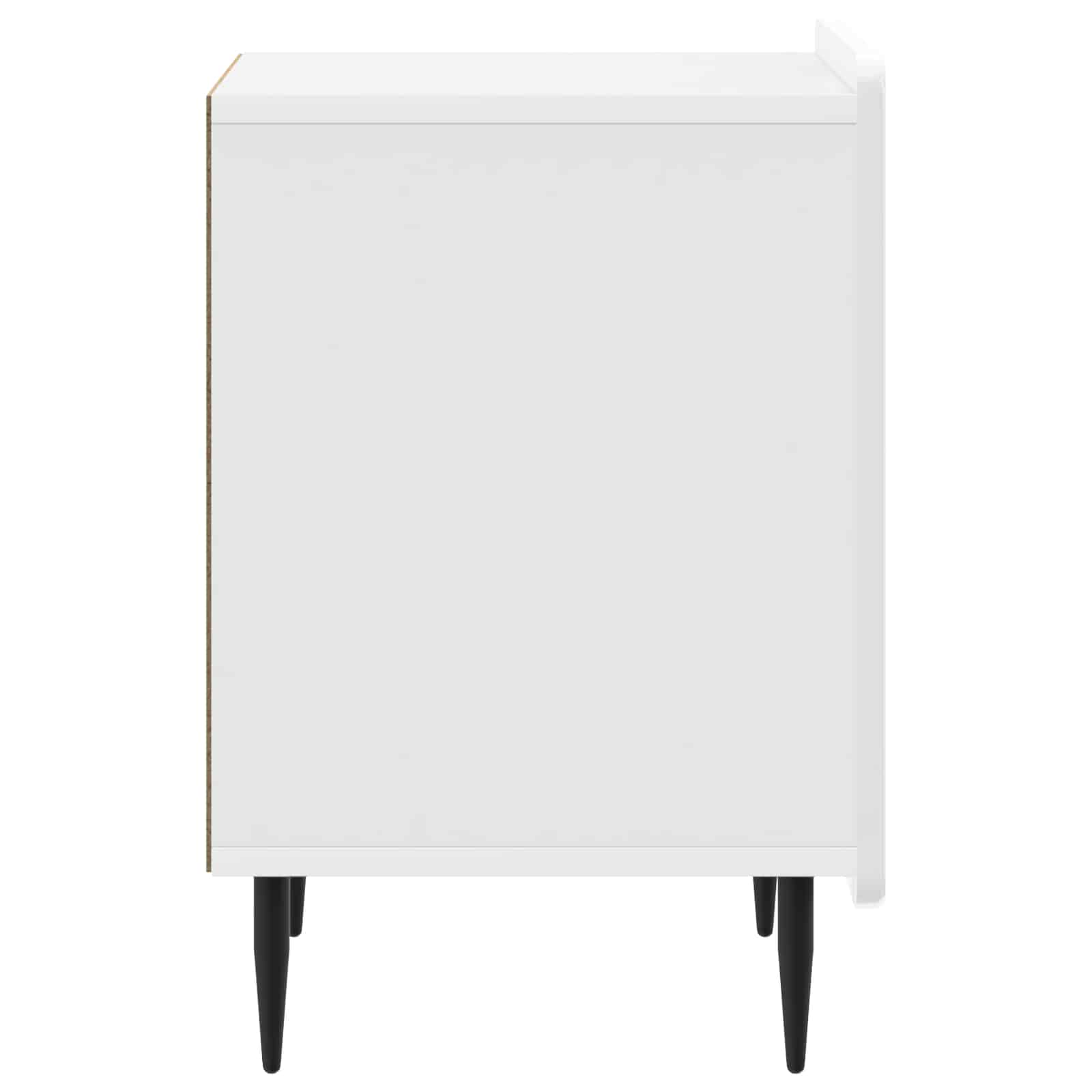 Cabinet de chevet 2 pcs Blanc brillant 43 x 34,5 x 52 cm - XIOS