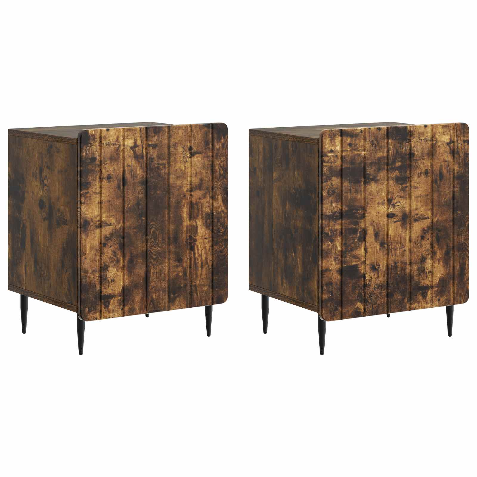 Cabinet de chevet 2 pcs Chêne fumé 43 x 34,5 x 52 cm - XIOS