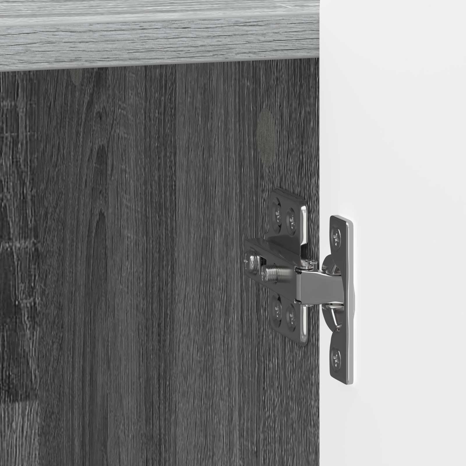 Cabinet de chevet Sonoma gris 43 x 34,5 x 52 cm - XIOS