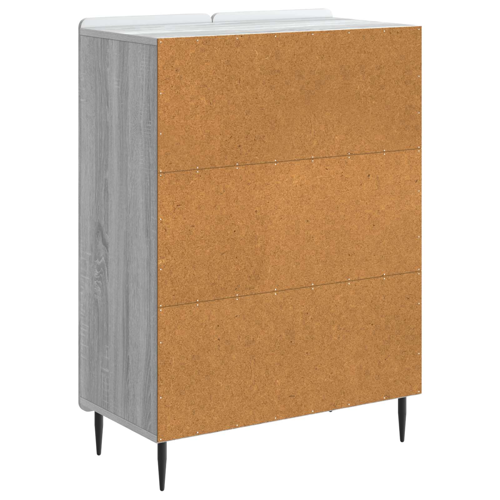 Buffet Sonoma gris 66 x 34,5 x 92 cm Bois d'ingénierie - XIOS