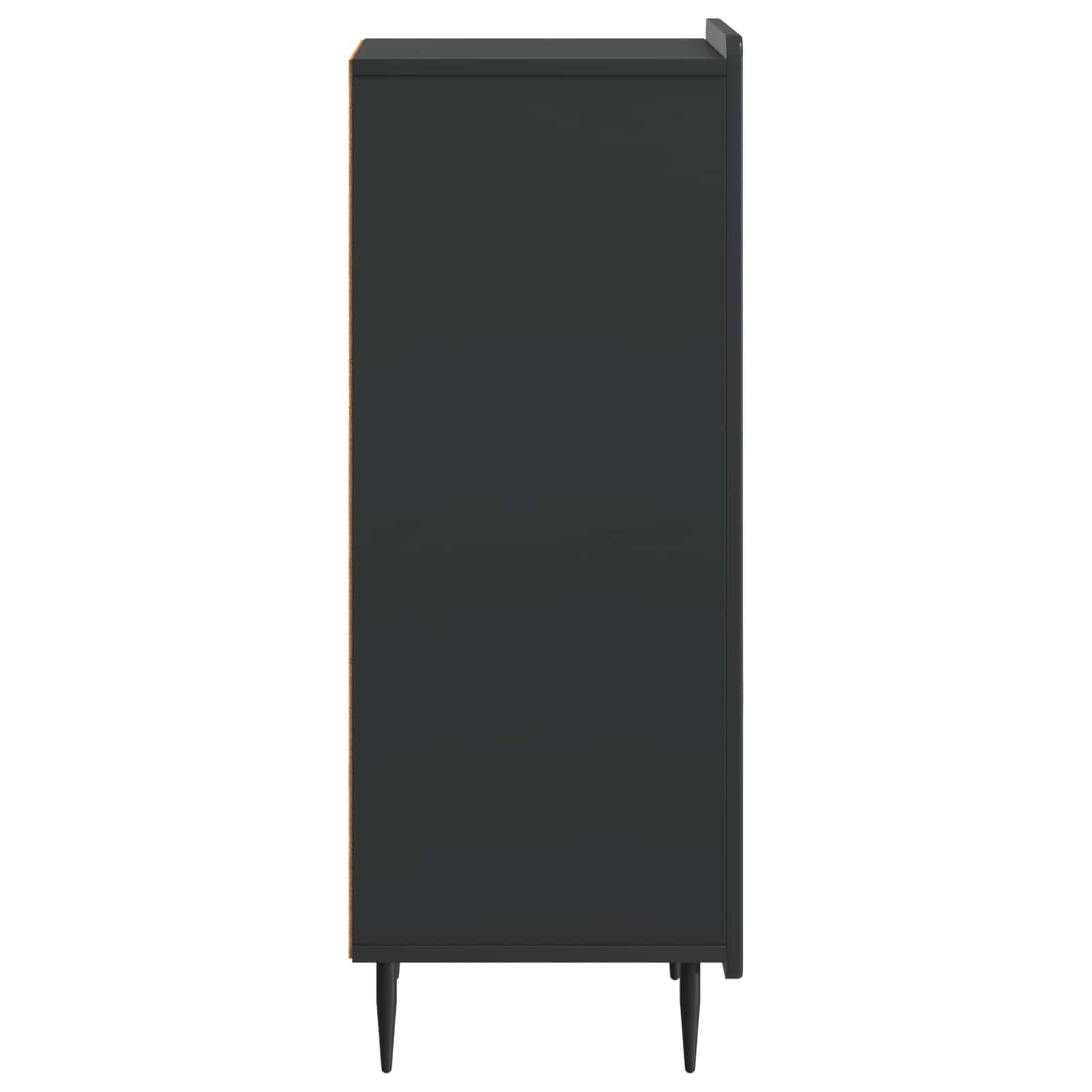 Buffet Noir 34,5 x 33 x 92 cm Bois d'ingénierie - XIOS