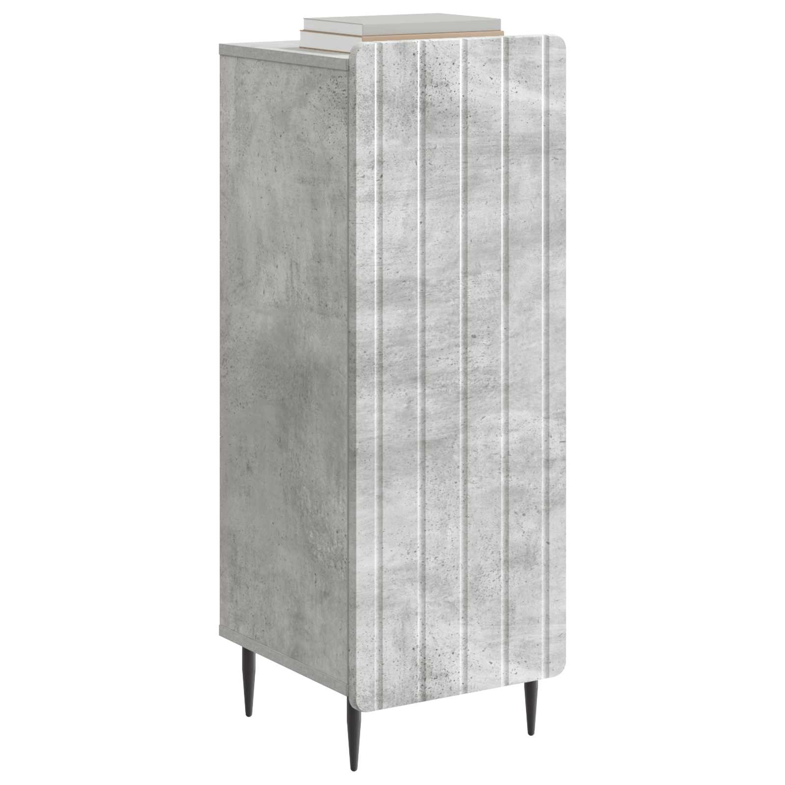 Buffet Gris béton 34,5 x 33 x 92 cm Bois d'ingénierie - XIOS