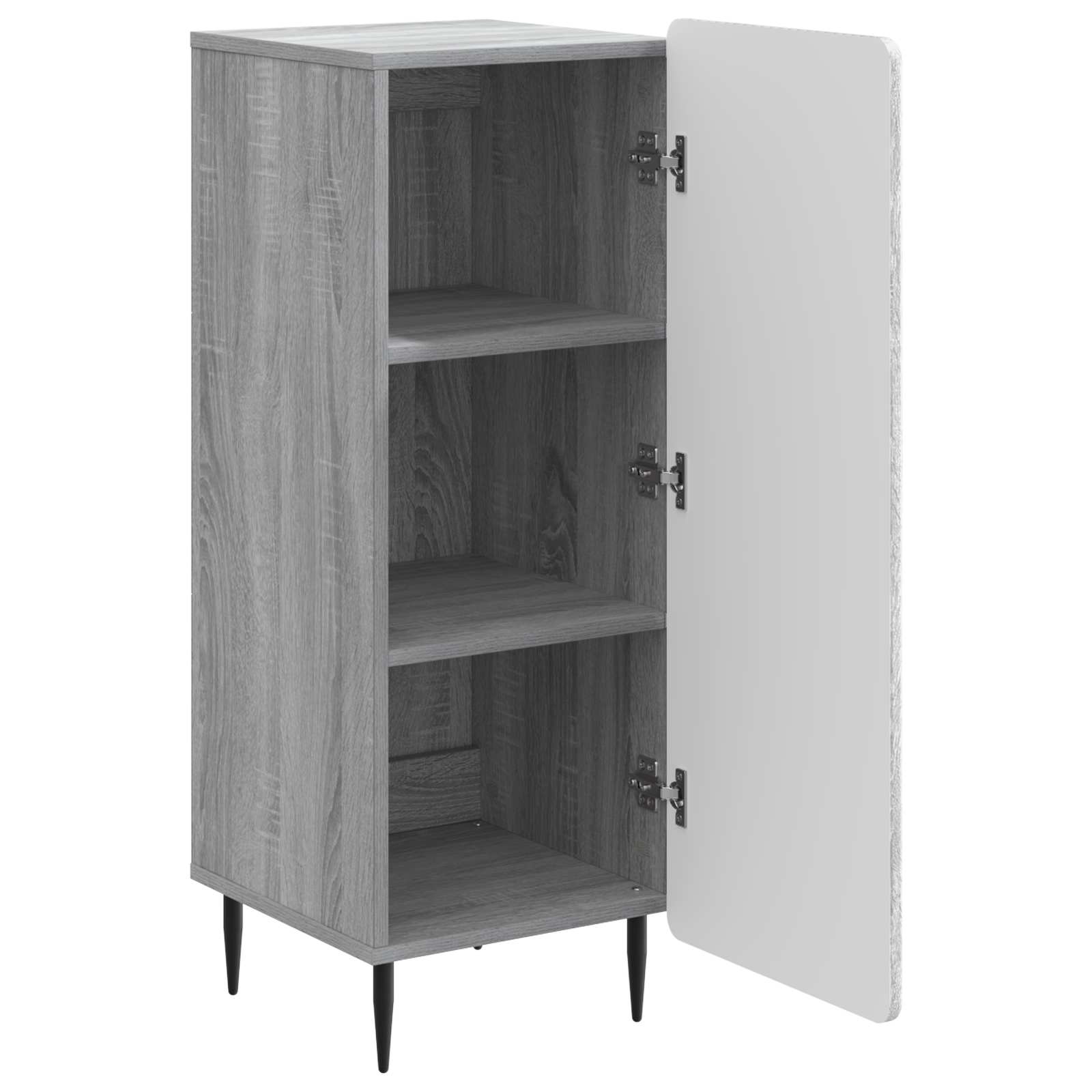 Buffet Sonoma gris 34,5 x 33 x 92 cm Bois d'ingénierie - XIOS