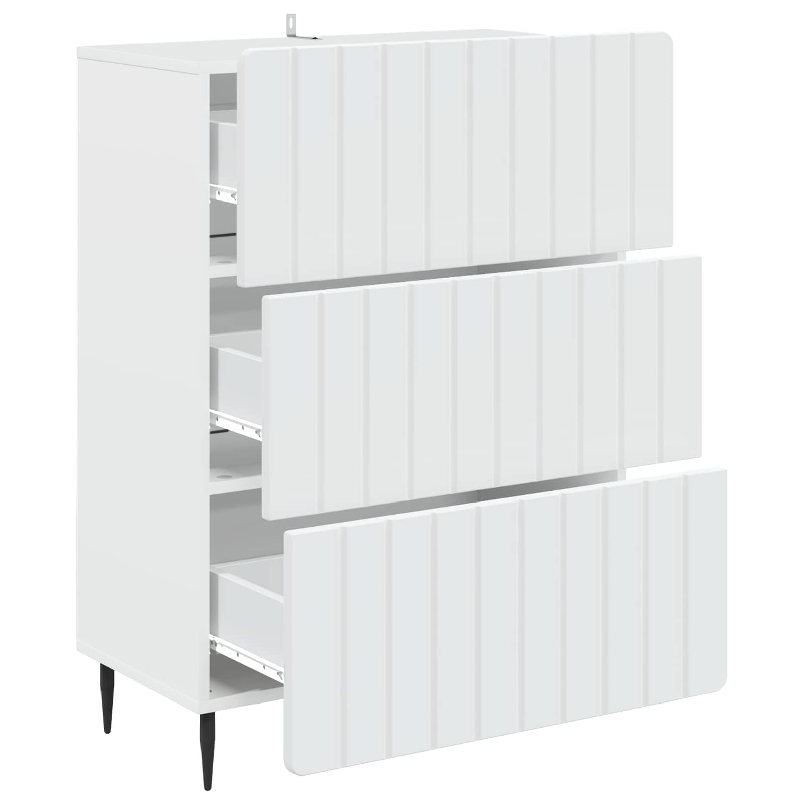 Armoire à tiroirs Blanc 66 x 34,5 x 92 cm Bois d'ingénierie - XIOS