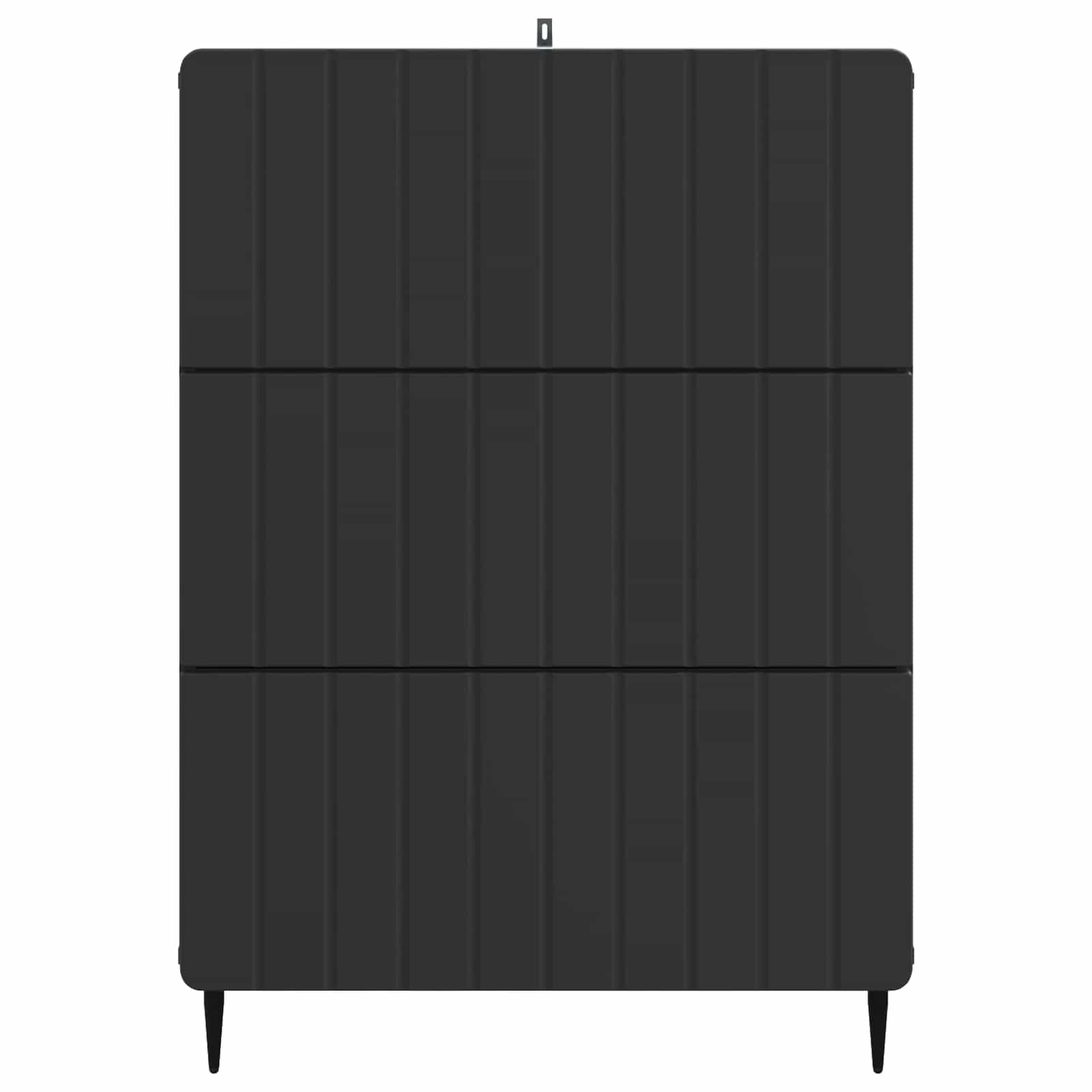 Armoire à tiroirs Noir 66 x 34,5 x 92 cm Bois d'ingénierie - XIOS