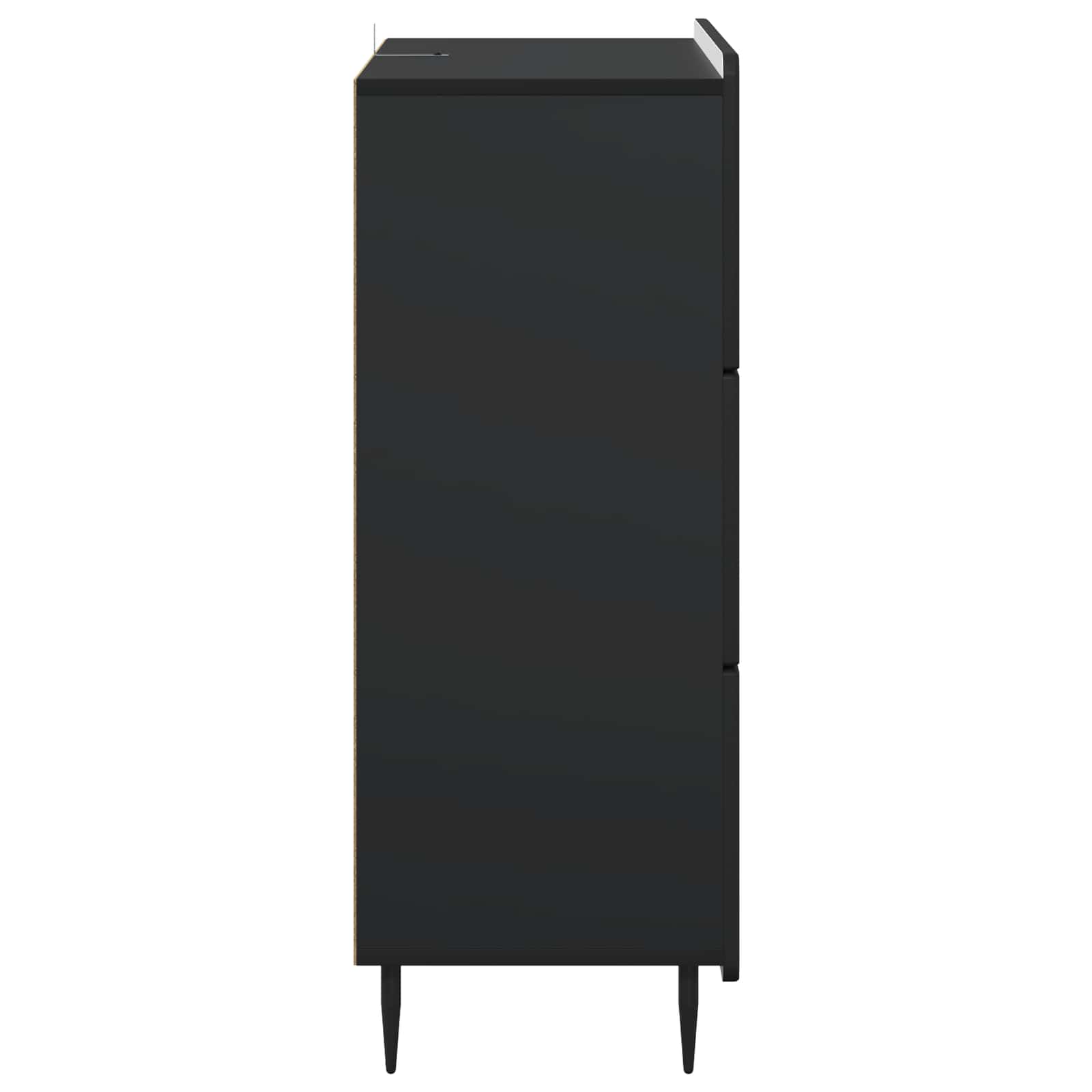 Armoire à tiroirs Noir 66 x 34,5 x 92 cm Bois d'ingénierie - XIOS