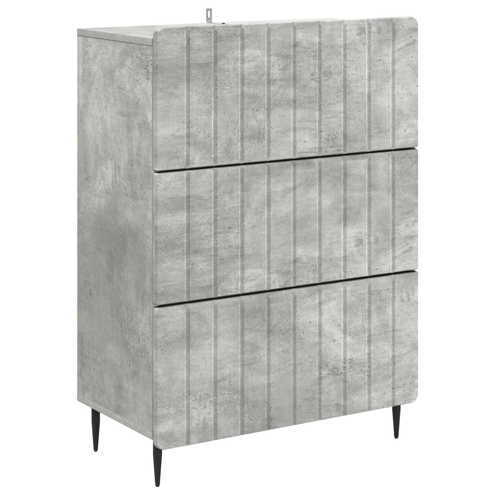 Armoire à tiroirs Gris béton 66 x 34,5 x 92 cm - XIOS