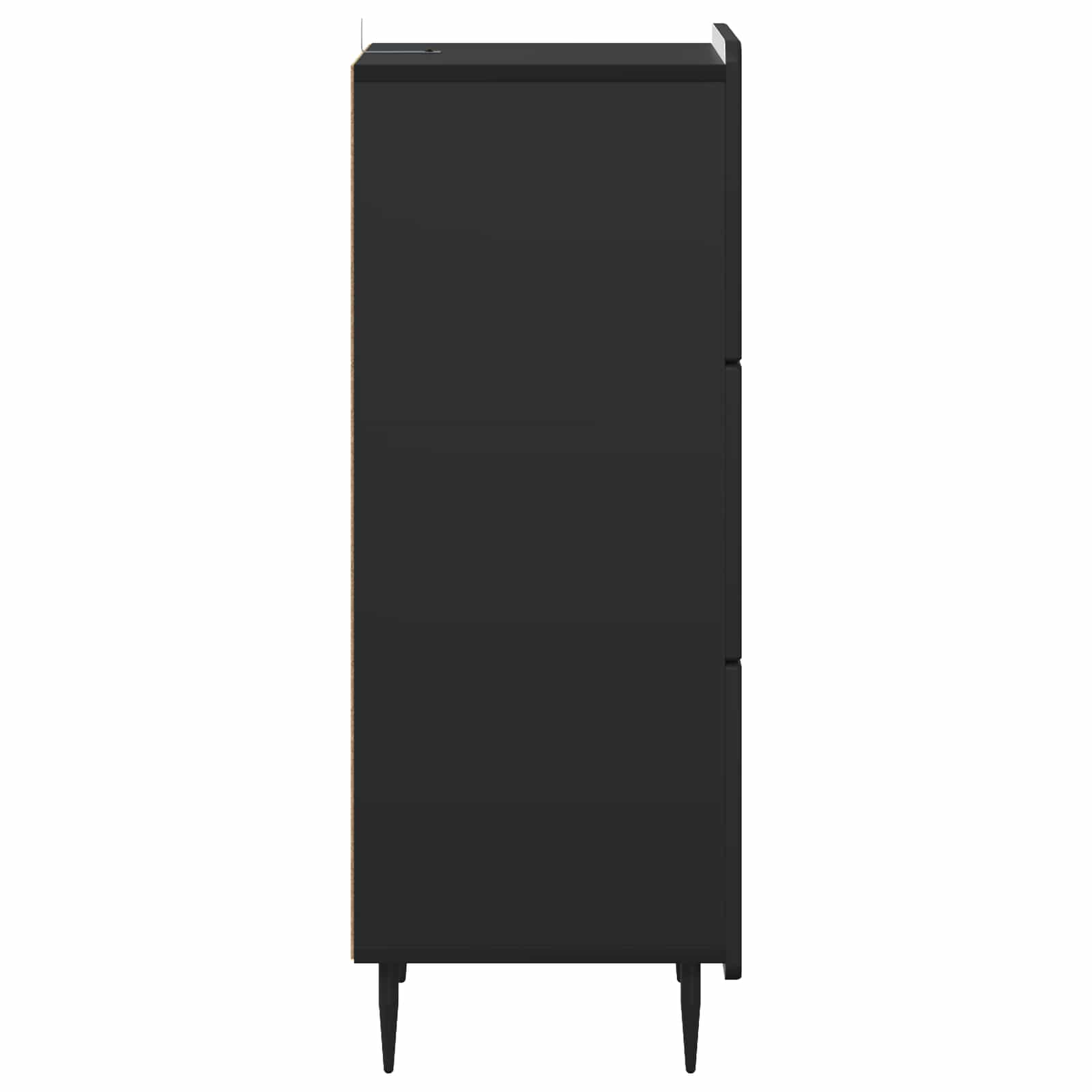 Armoire à tiroirs Noir 33 x 34,5 x 92 cm Bois d'ingénierie - XIOS