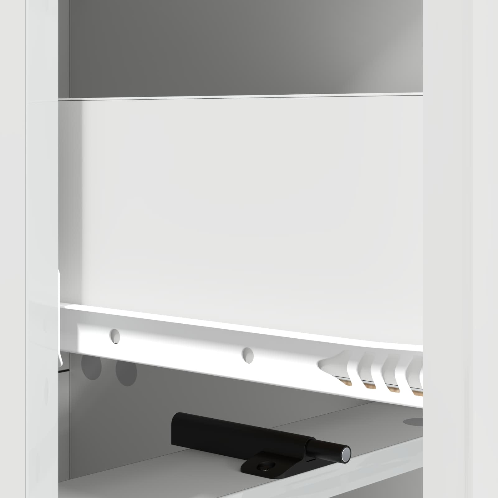 Armoire à tiroirs Blanc brillant 33 x 34,5 x 92 cm - XIOS