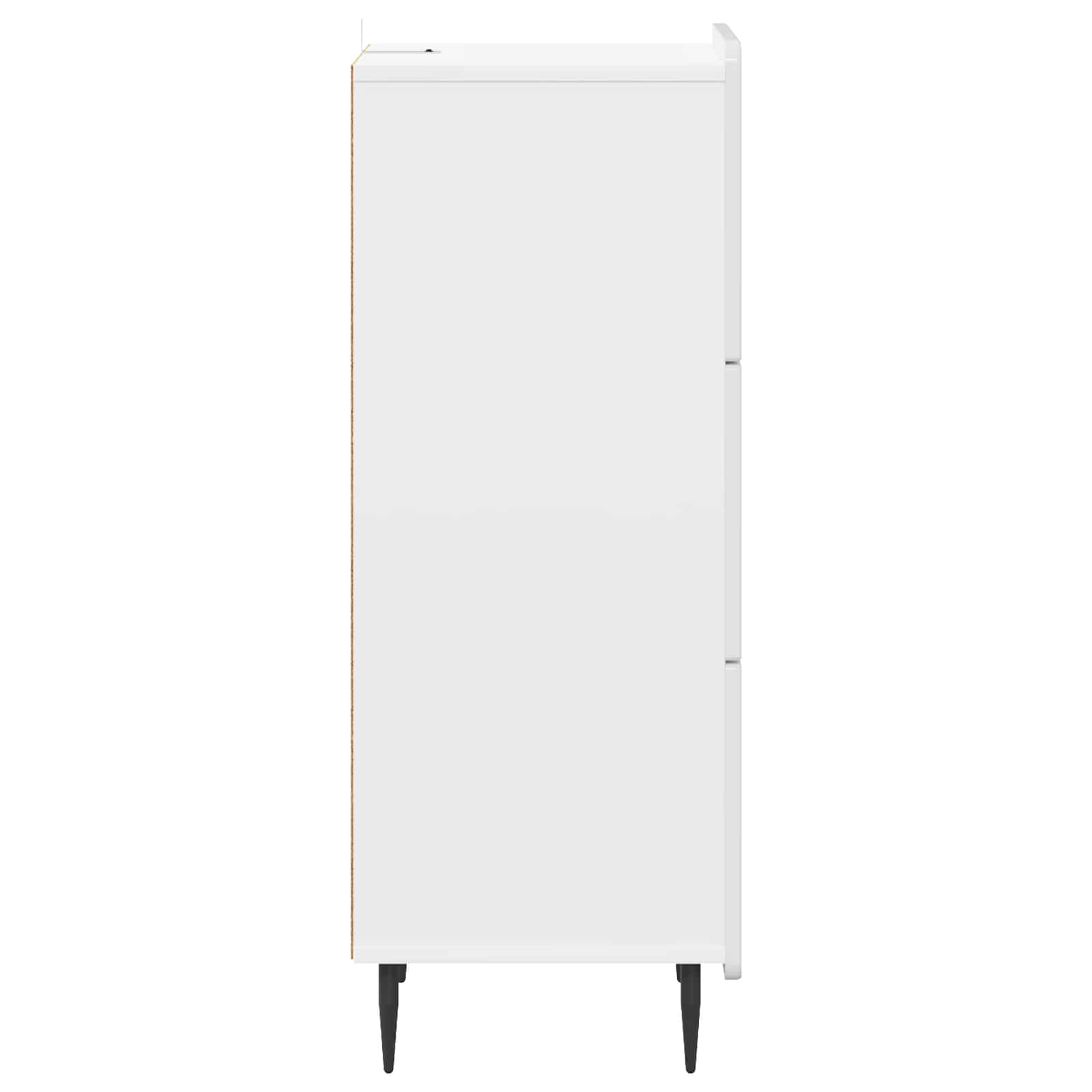 Armoire à tiroirs Blanc brillant 33 x 34,5 x 92 cm - XIOS