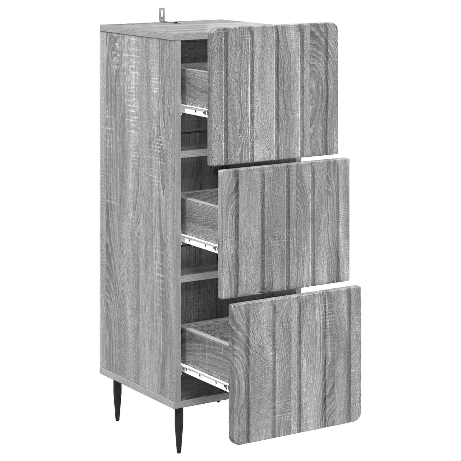 Armoire à tiroirs Sonoma gris 33 x 34,5 x 92 cm - XIOS