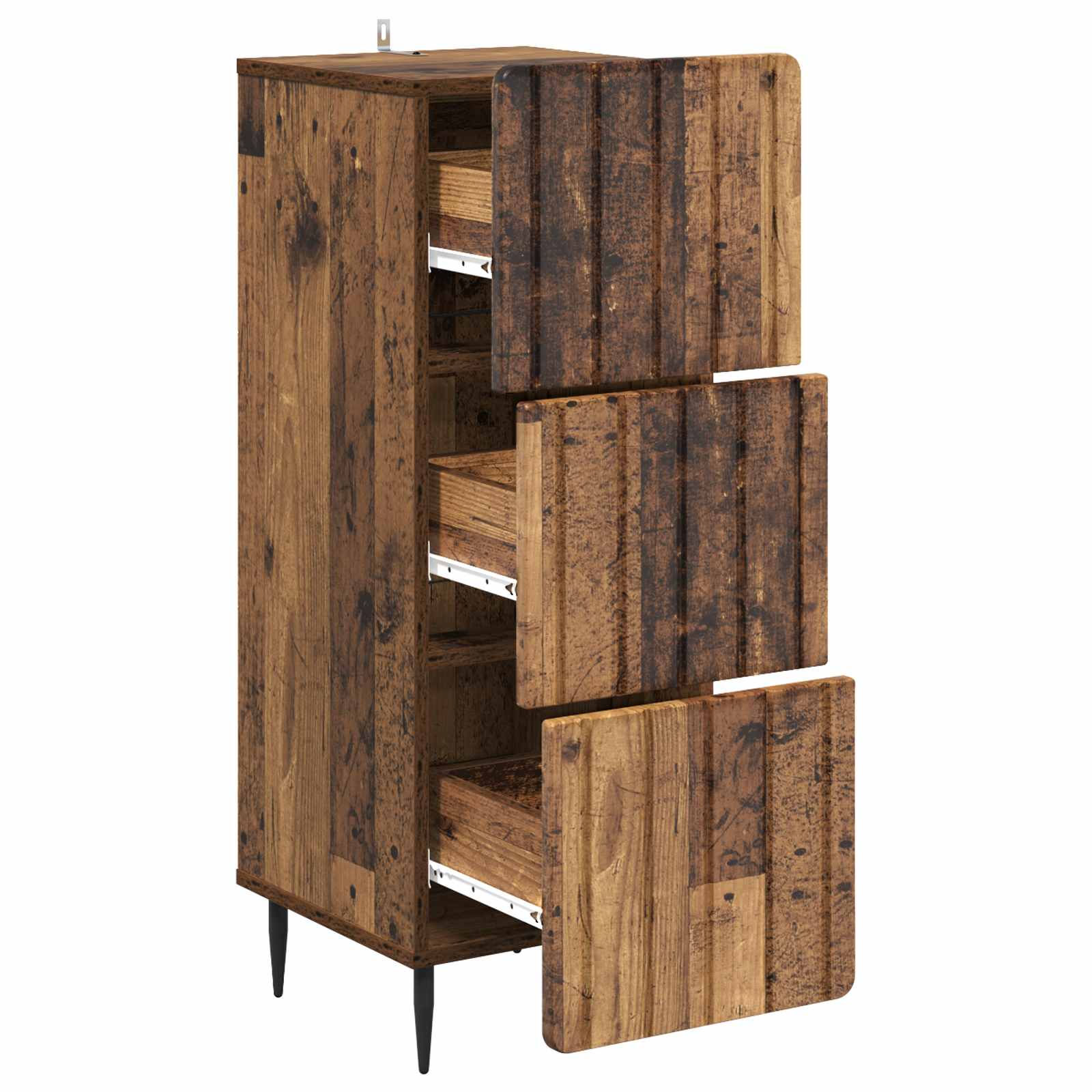 Armoire à tiroirs Bois ancien 33 x 34,5 x 92 cm - XIOS