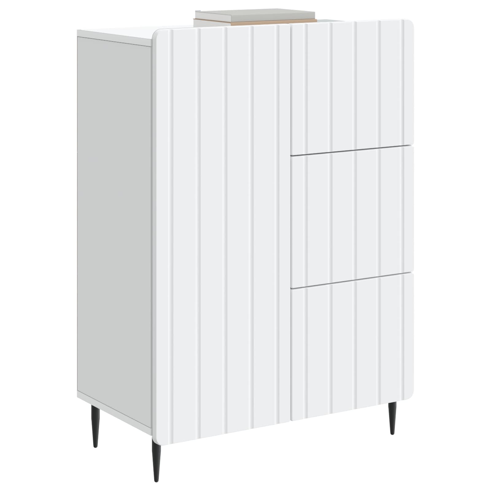 Buffet avec tiroir Blanc 66 x 34,5 x 91,5 cm Bois d'ingénierie - XIOS