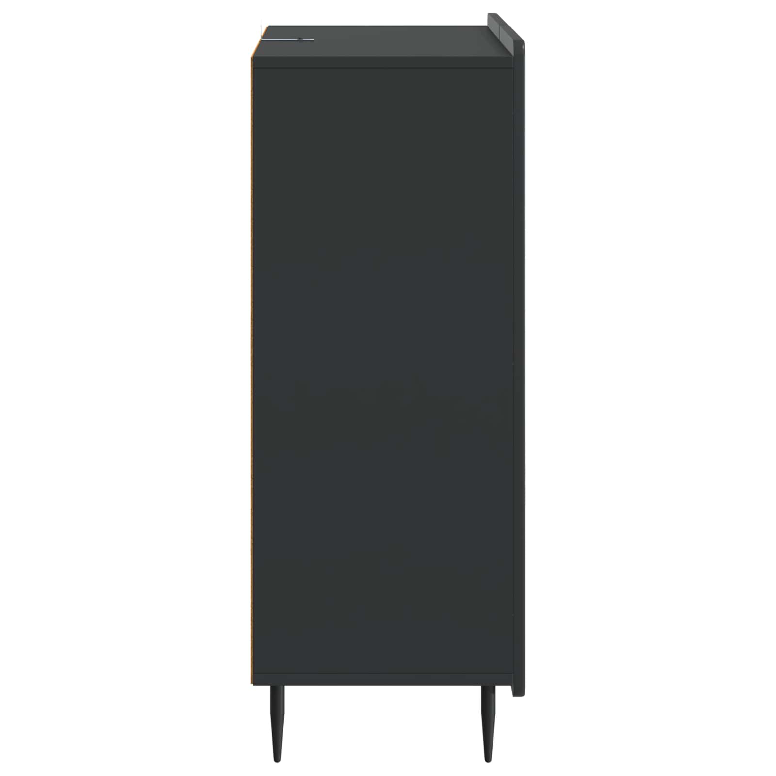 Buffet avec tiroir Noir 66 x 34,5 x 91,5 cm Bois d'ingénierie - XIOS