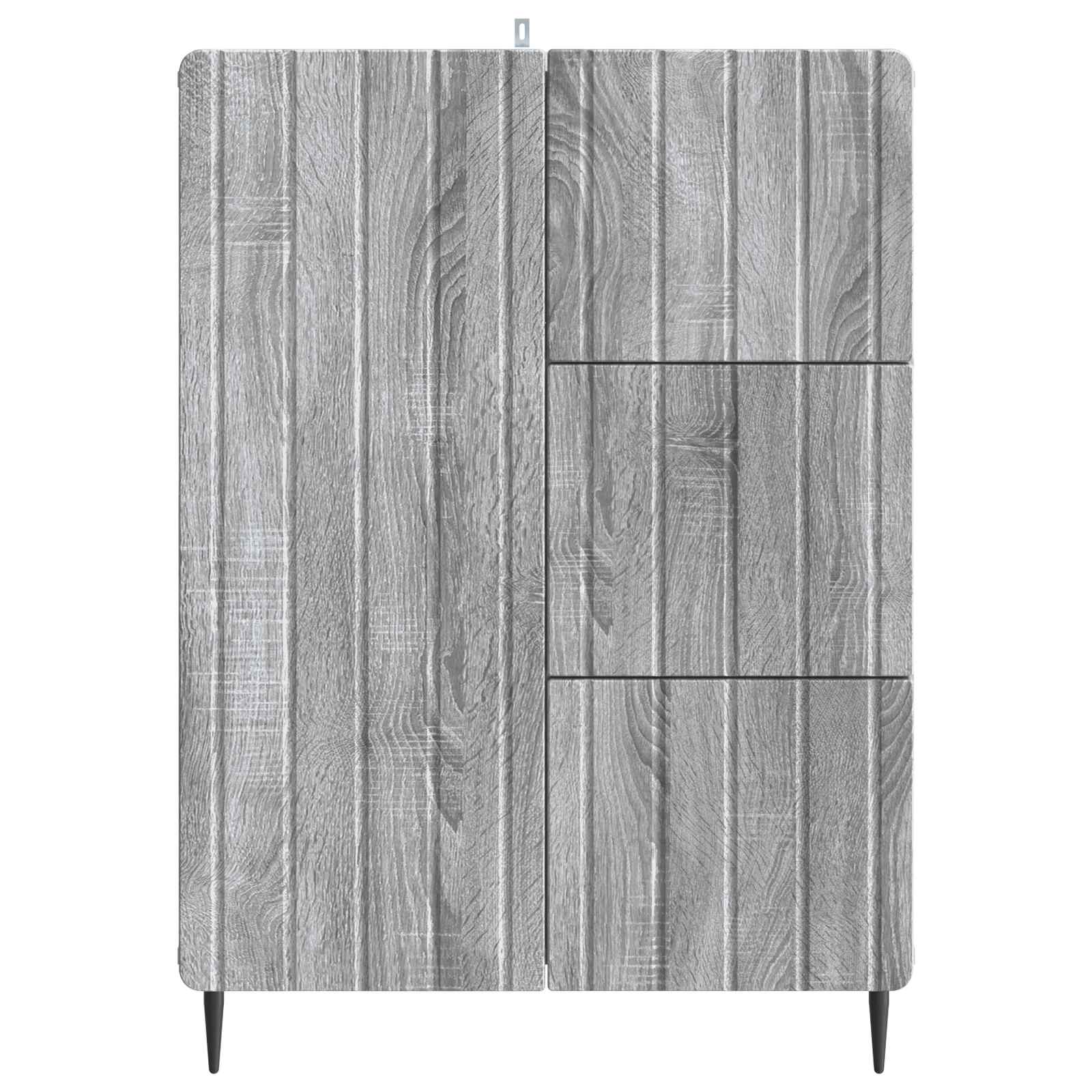 Buffet Sonoma gris 66 x 34,5 x 91,5 cm Bois d'ingénierie - XIOS